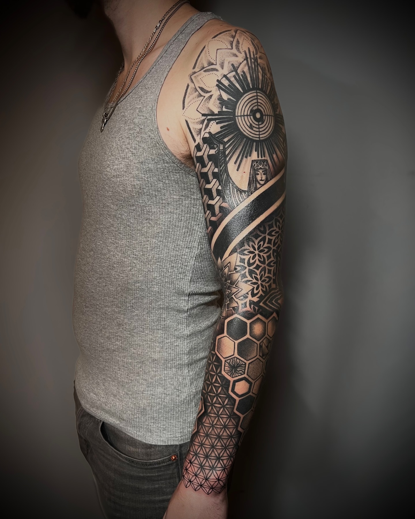 Tattoo by @katherinatattoos โ geometric