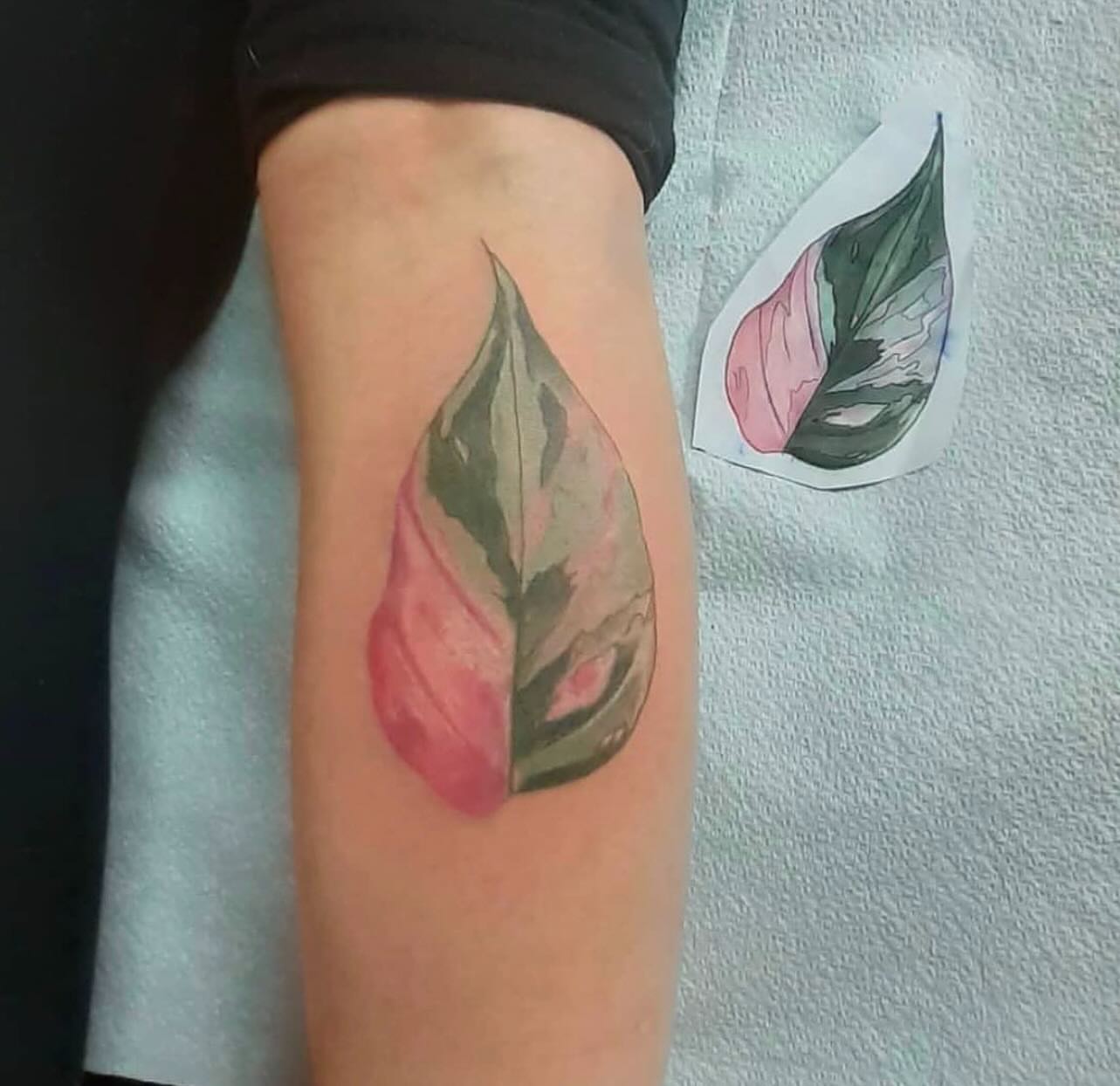 Tattoo by @jetta_tattoo — watercolor