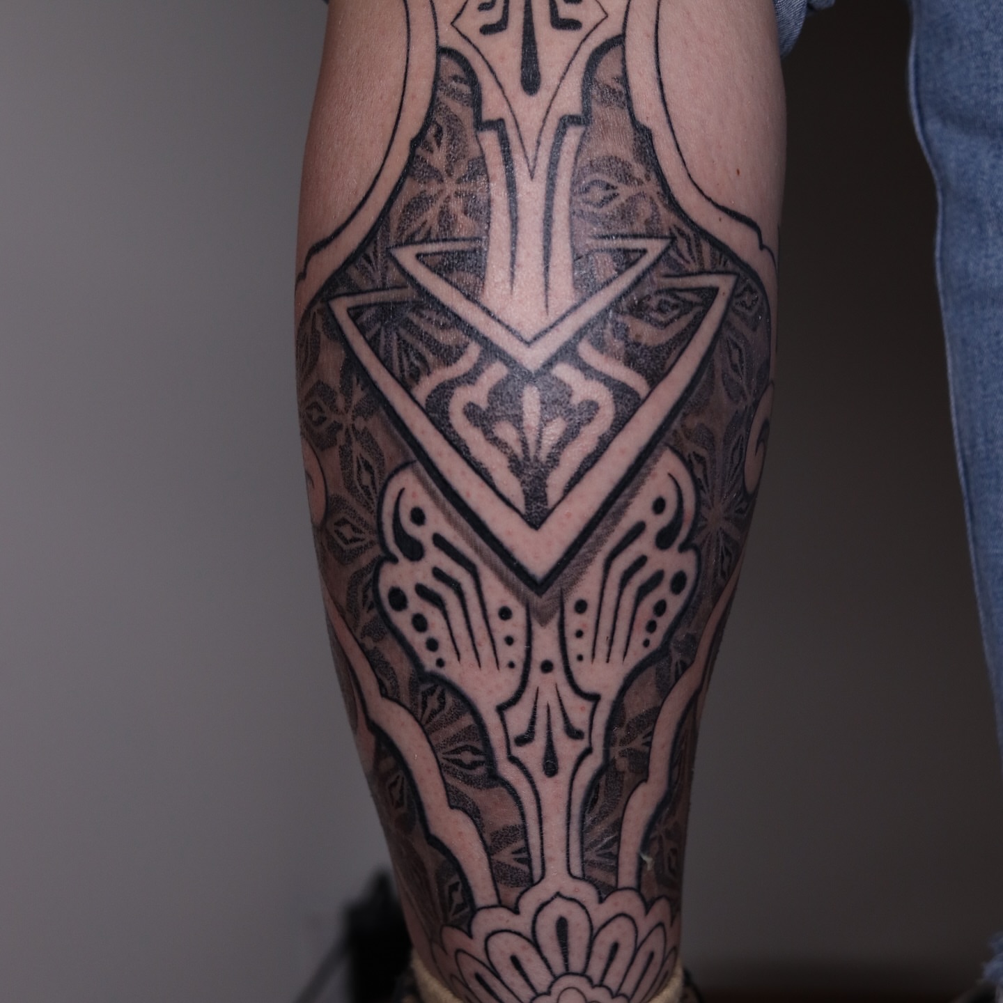 Tattoo by @ortiztattoos — geometric
