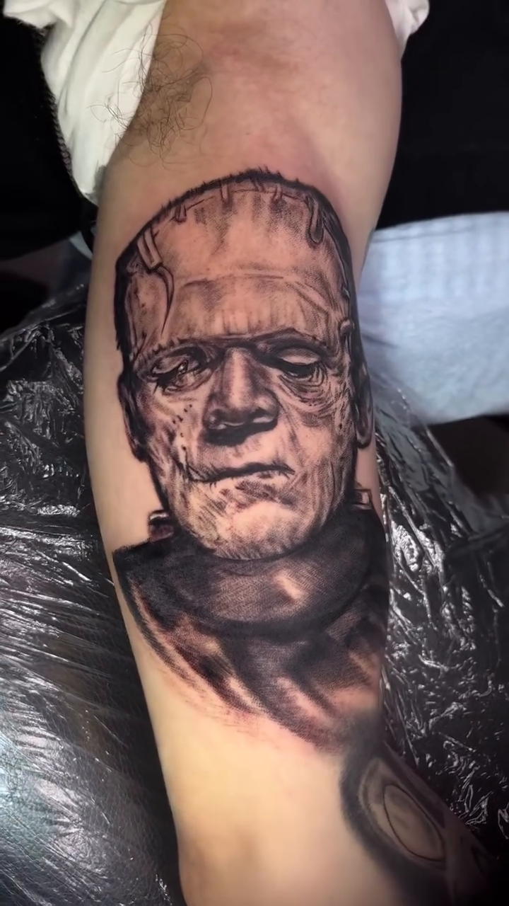 Tattoo by @chicago_inkslinger — realism, black_and_grey
