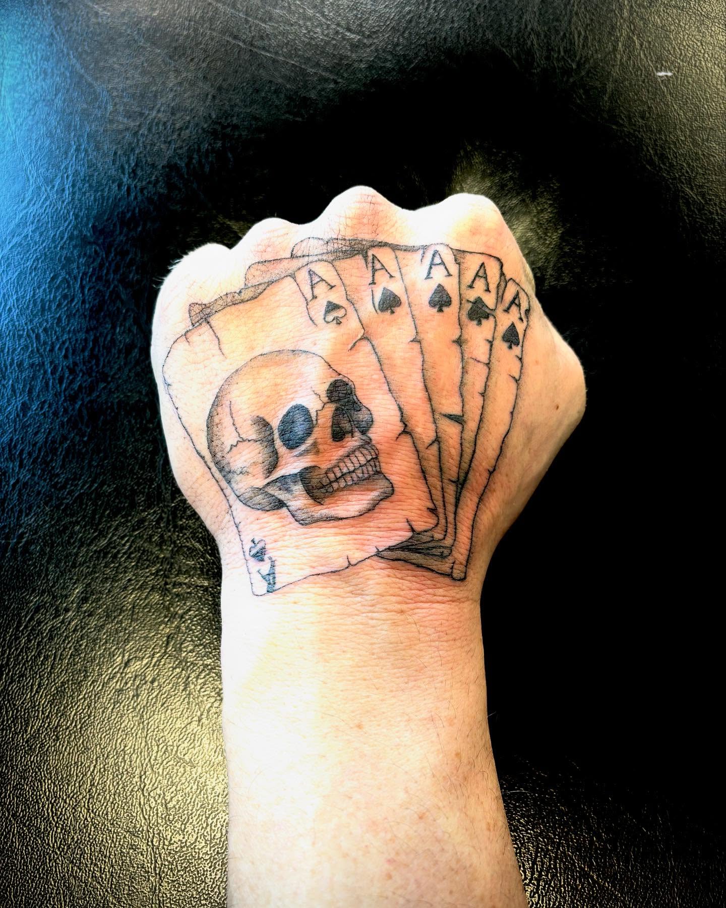 Tattoo by @persephoneink_ — american_traditional, black_and_grey