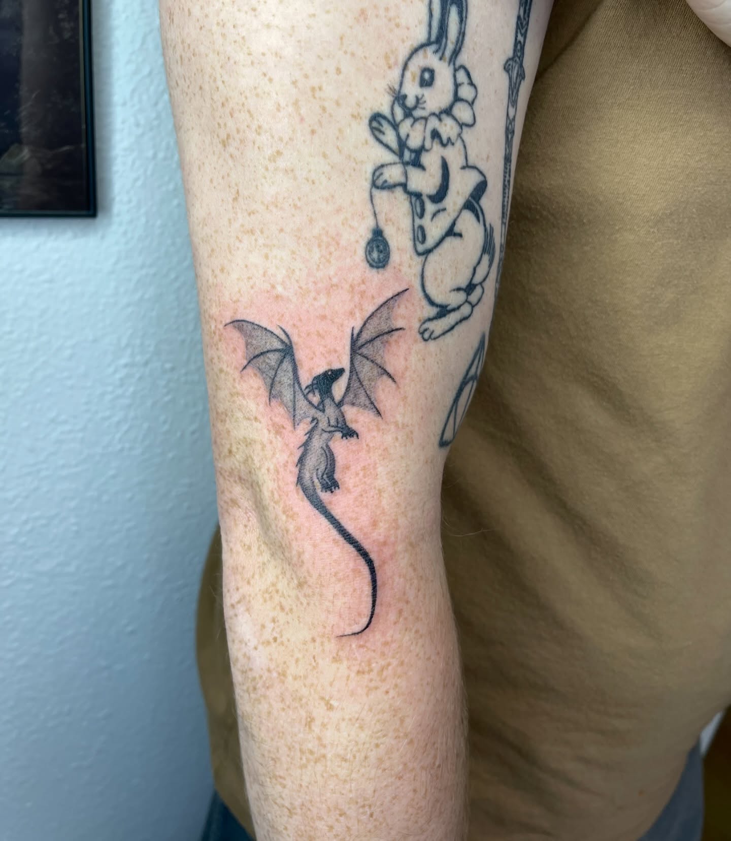 Tattoo by @milkas_tatt2 β black_and_grey