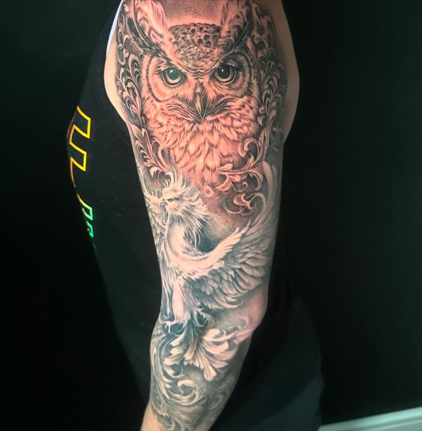 Tattoo by @tazhotzon — realism, ornamental