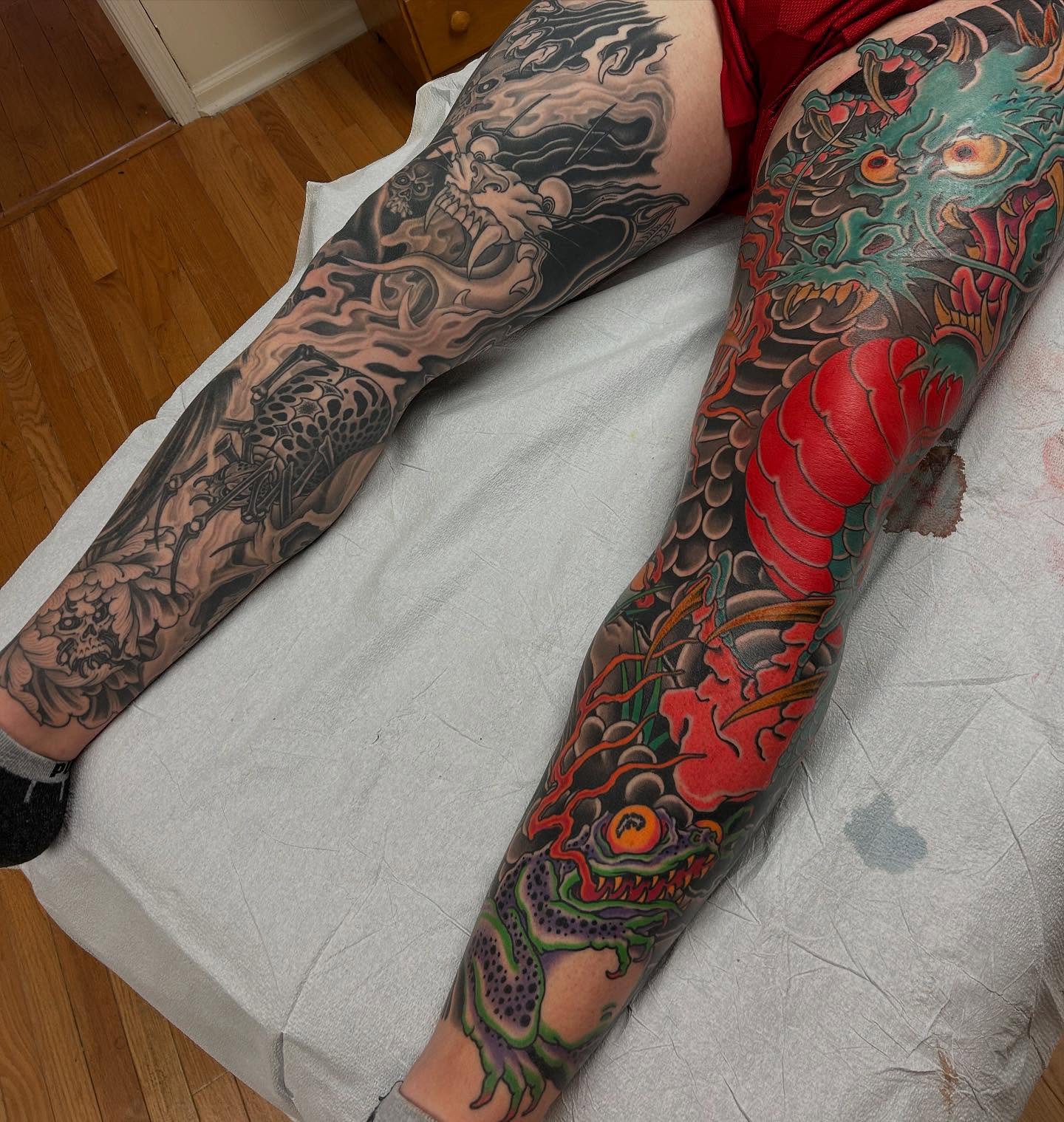 Tattoo by @craiggardyan — japanese_irezumi, dotwork