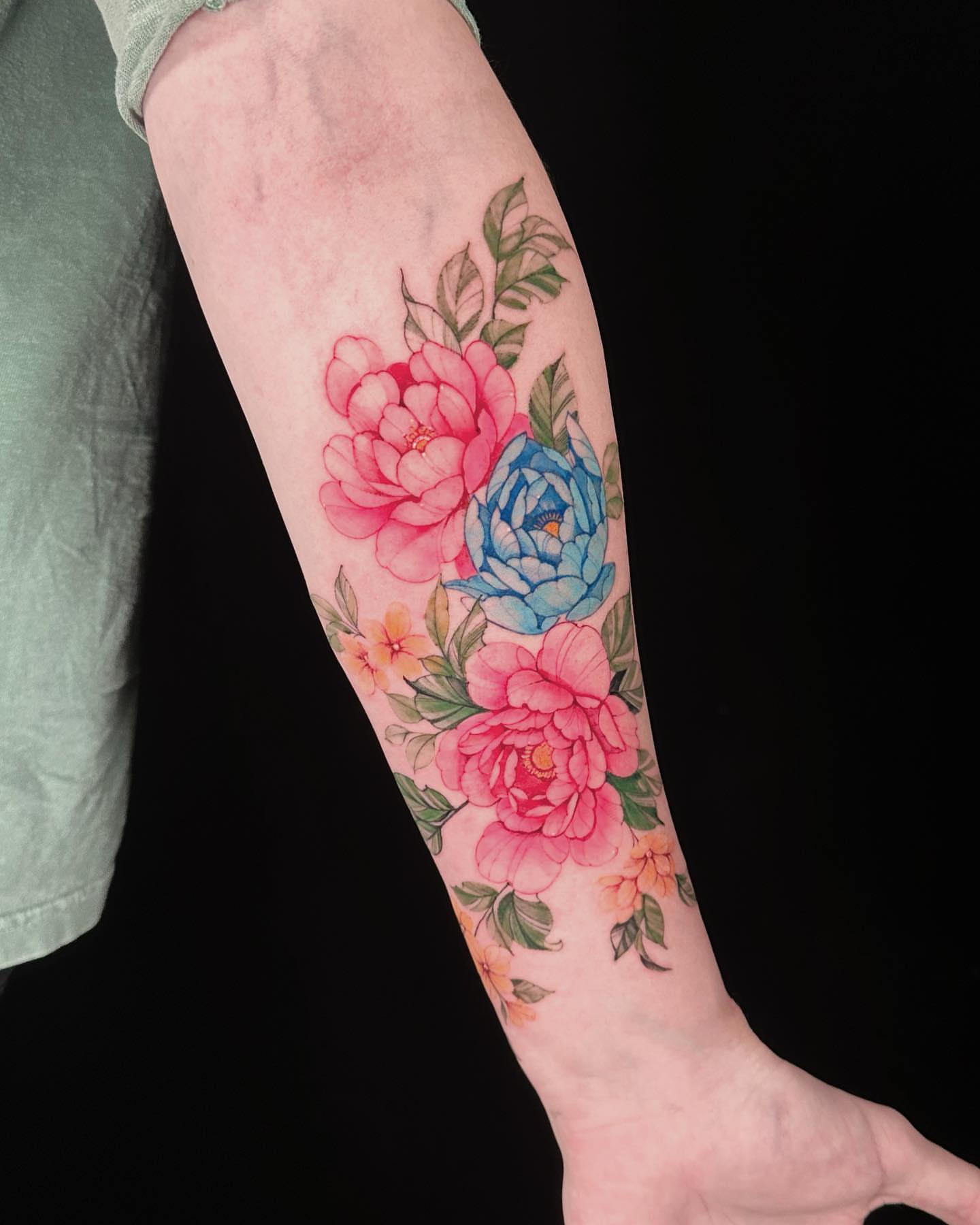 Tattoo by @assassintattooalice — watercolor