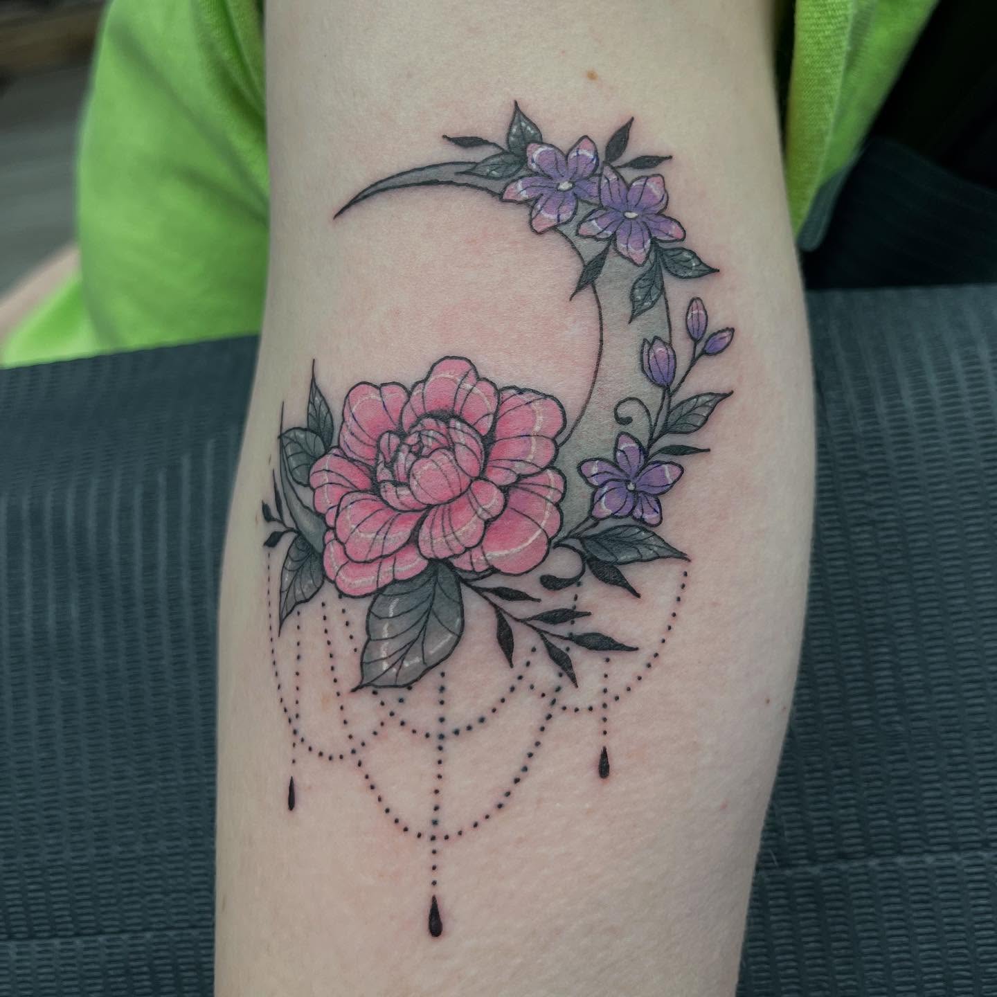 Tattoo by @damnginatattoos โ dotwork, realism