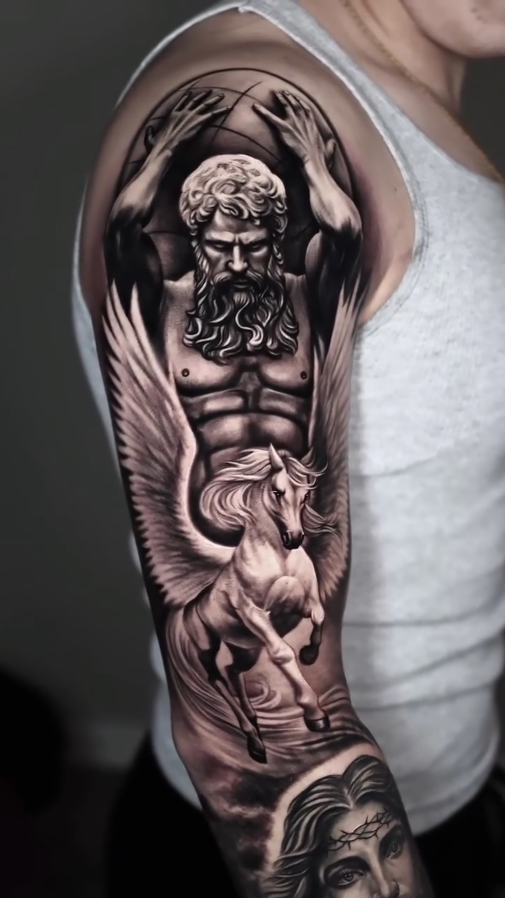 Tattoo by @steven1nk — realism, black_and_grey