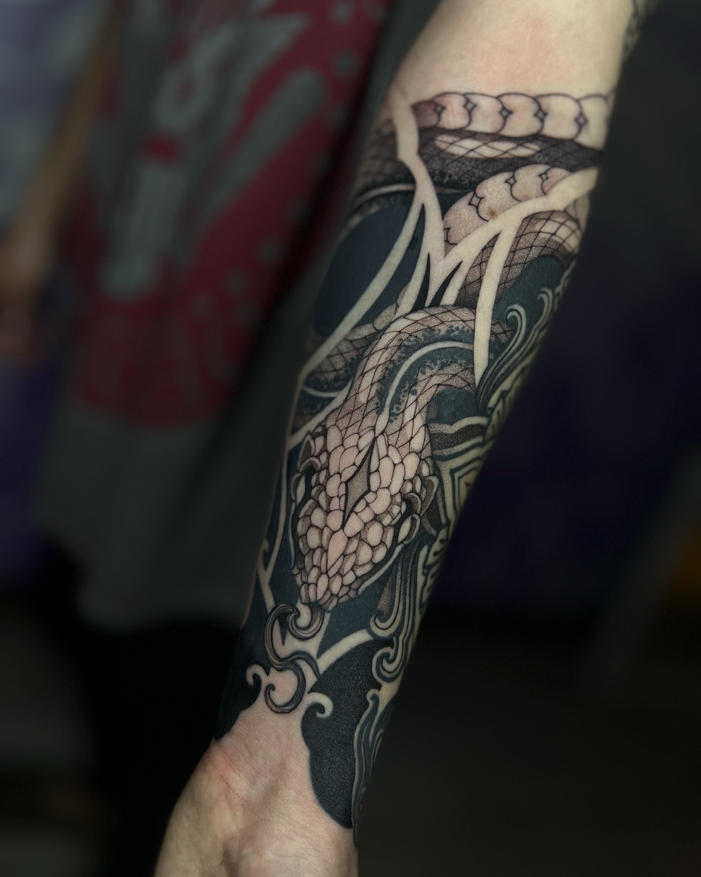 Tattoo by @pallada.is.love — black_and_grey