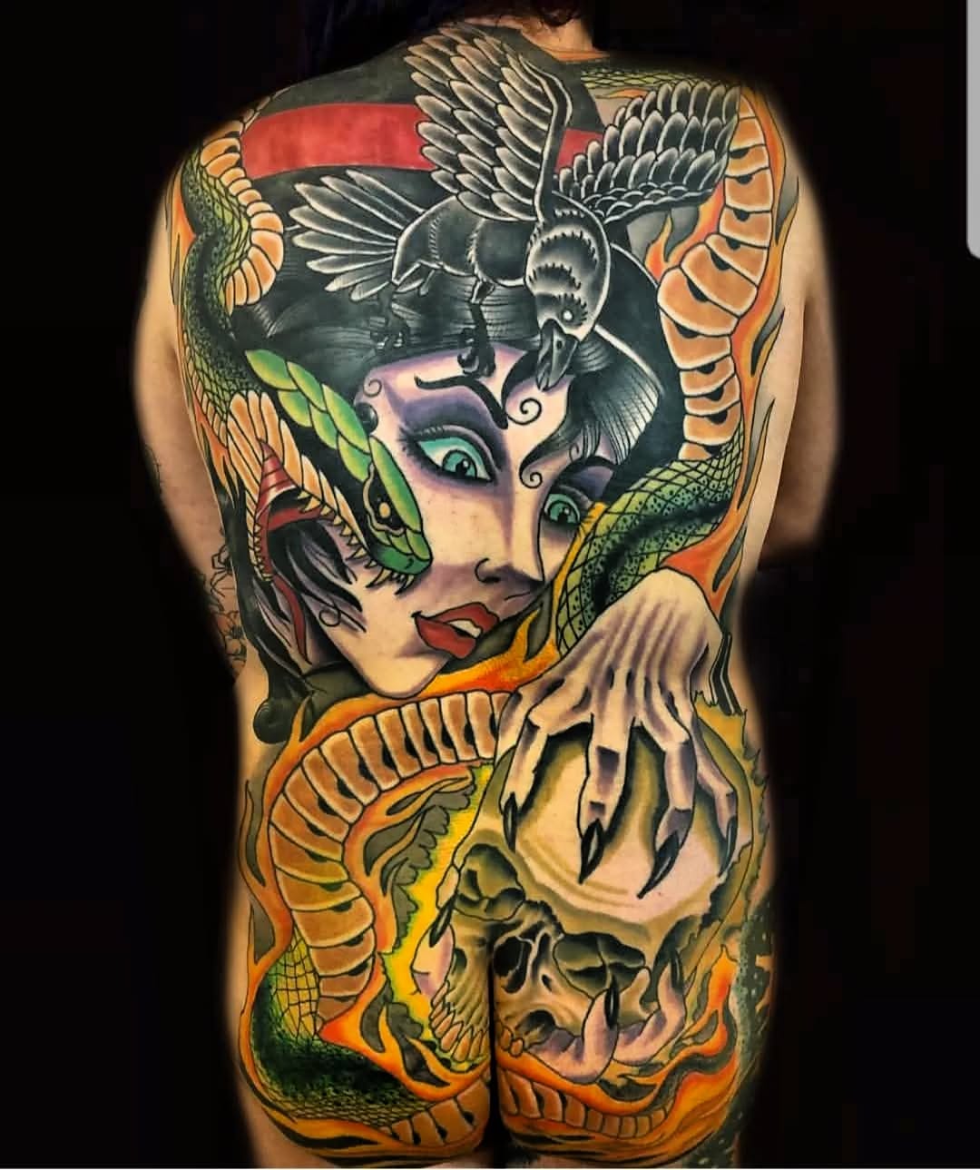 Tattoo by @ericwardtattoos — neo_traditional, trash_polka