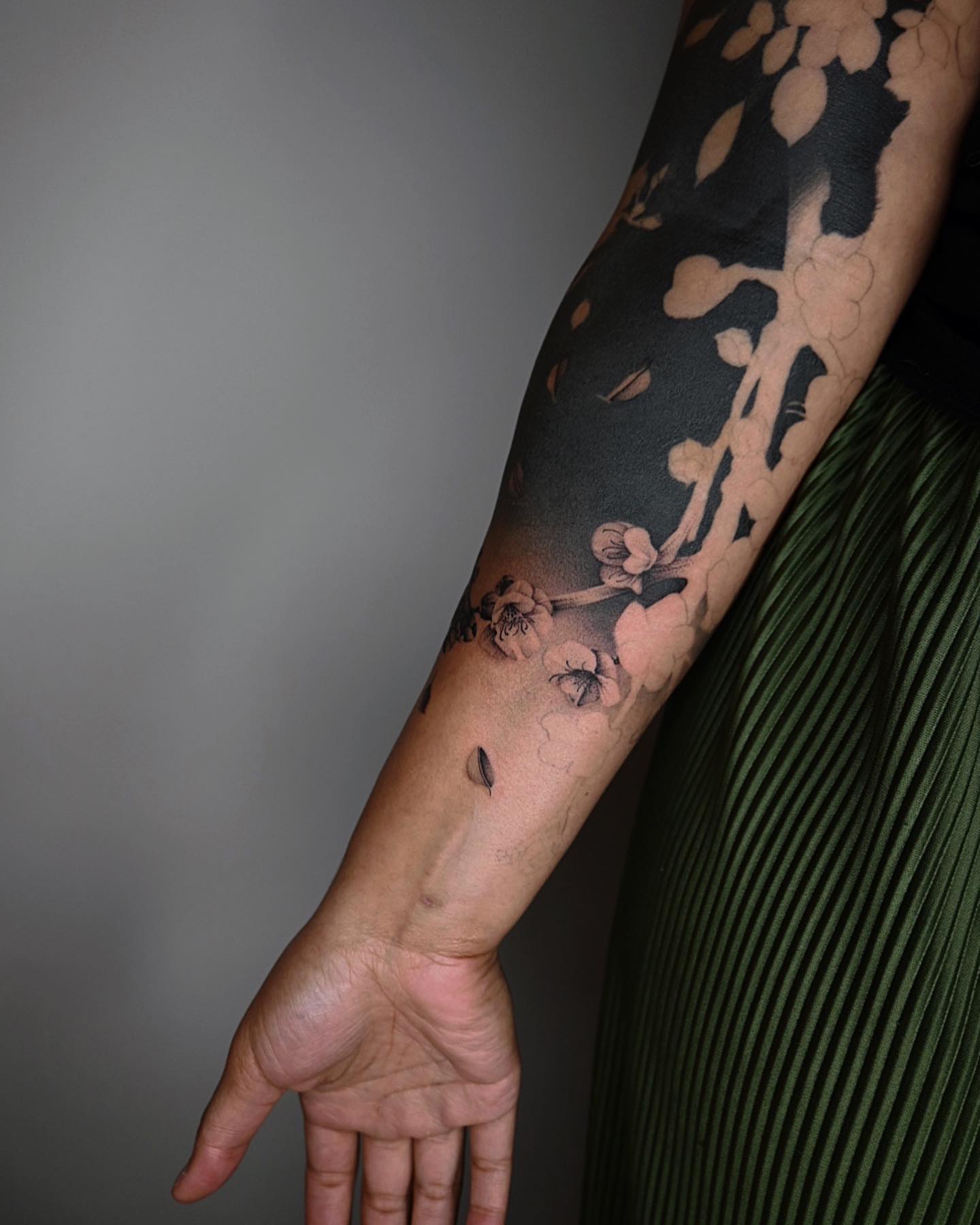 Tattoo by @dolphintattoos — black_and_grey