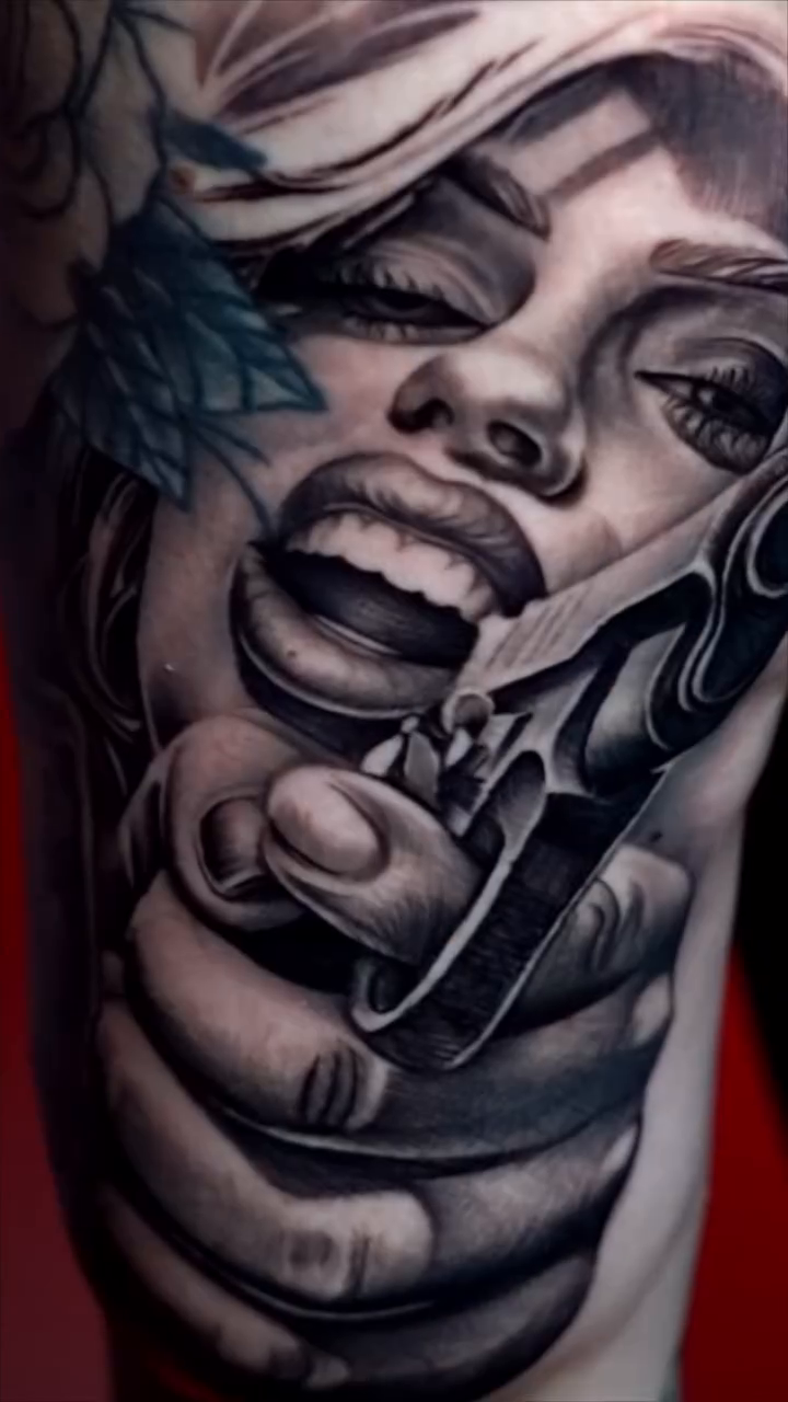 Tattoo by @jawbreakerjeremy — realism, black_and_grey