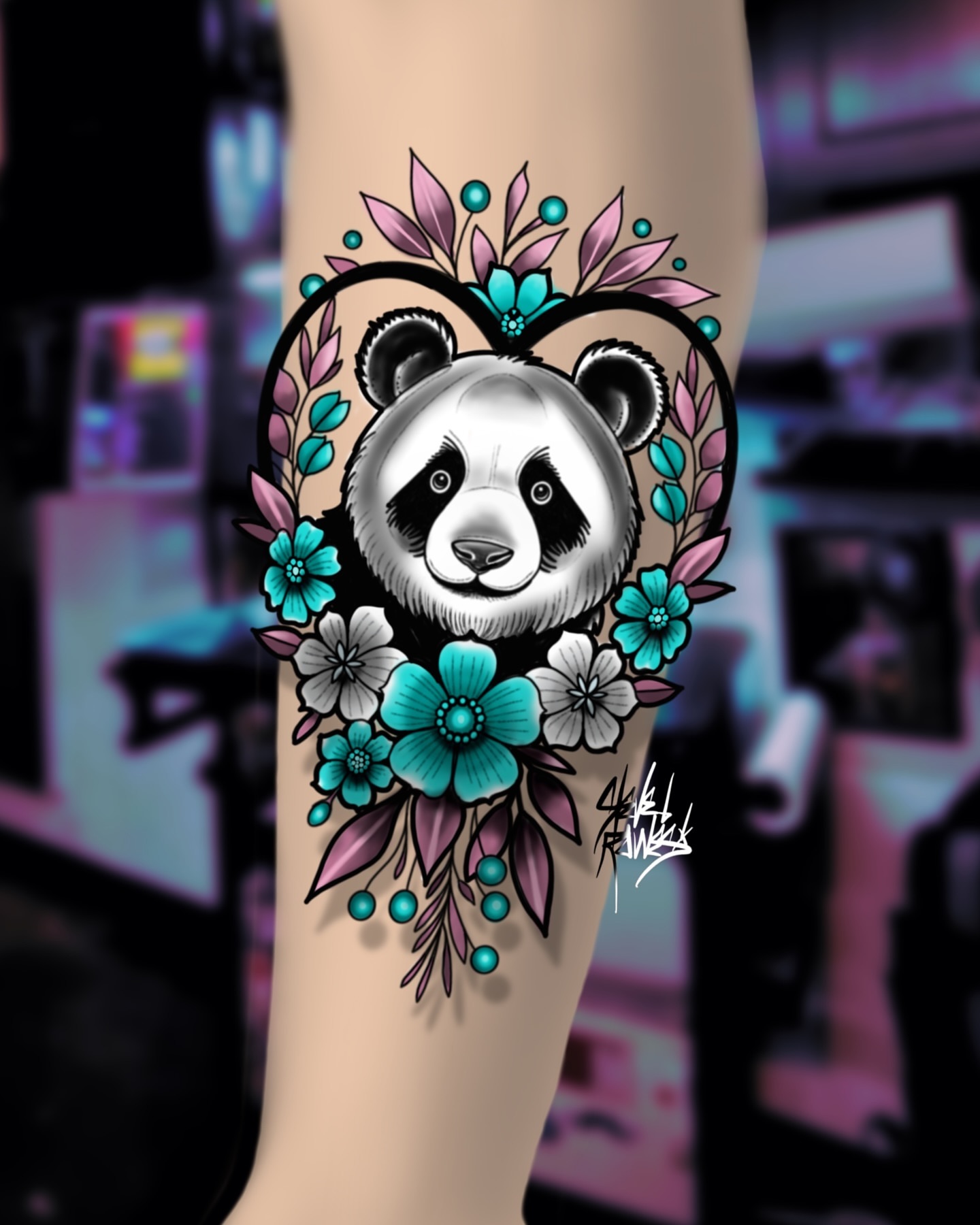Tattoo by @steverowes — new_school, illustrative