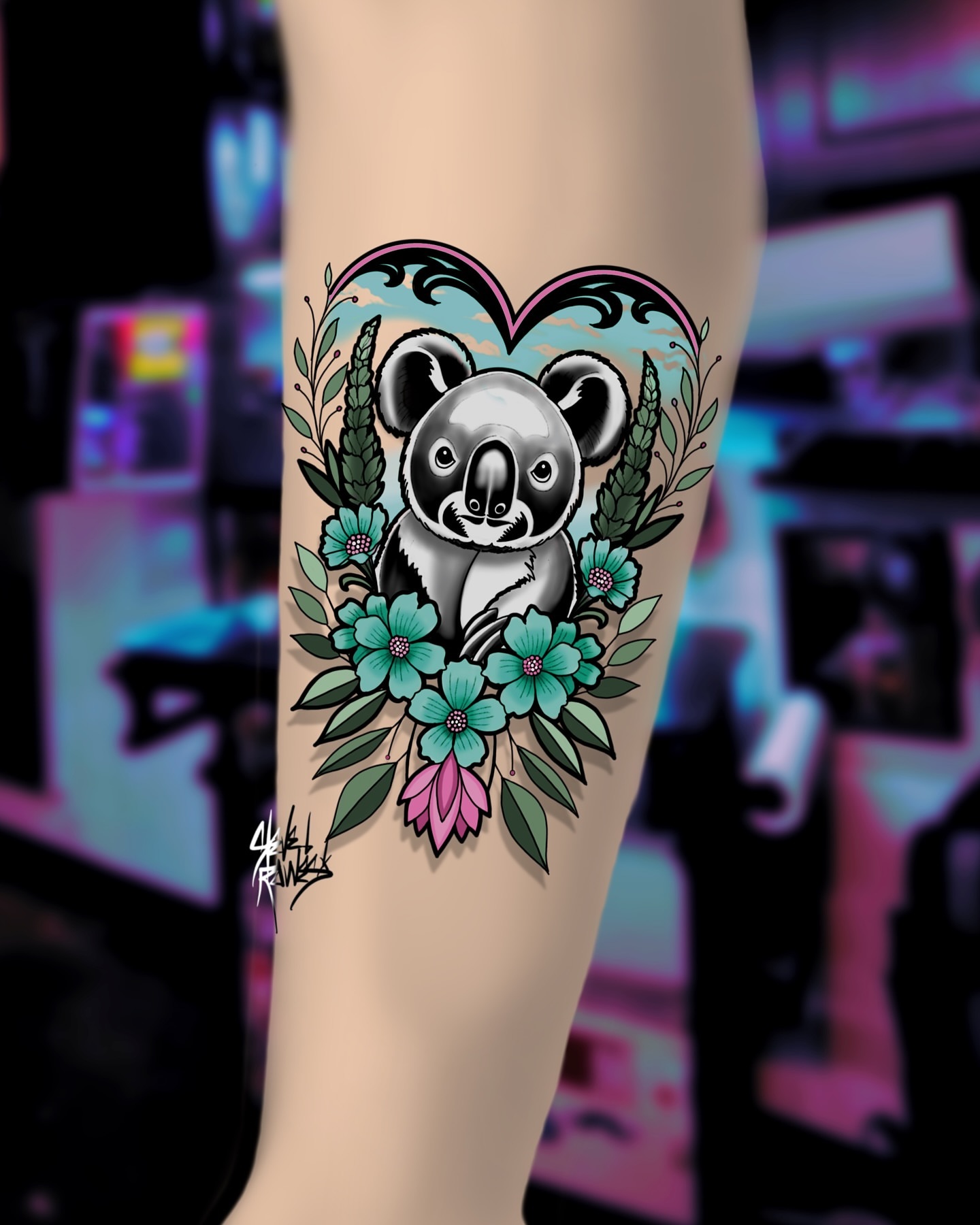 Tattoo by @steverowes — new_school, illustrative