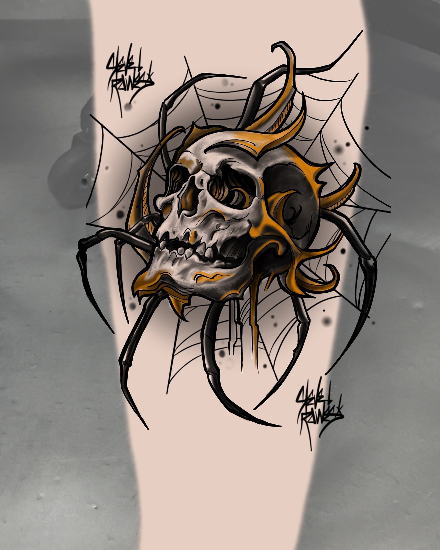 Tattoo by @steverowes — dark_realism, illustrative