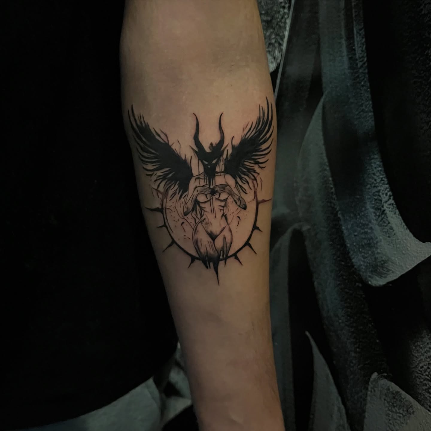 Tattoo by @tattootherapyrx — black_and_grey