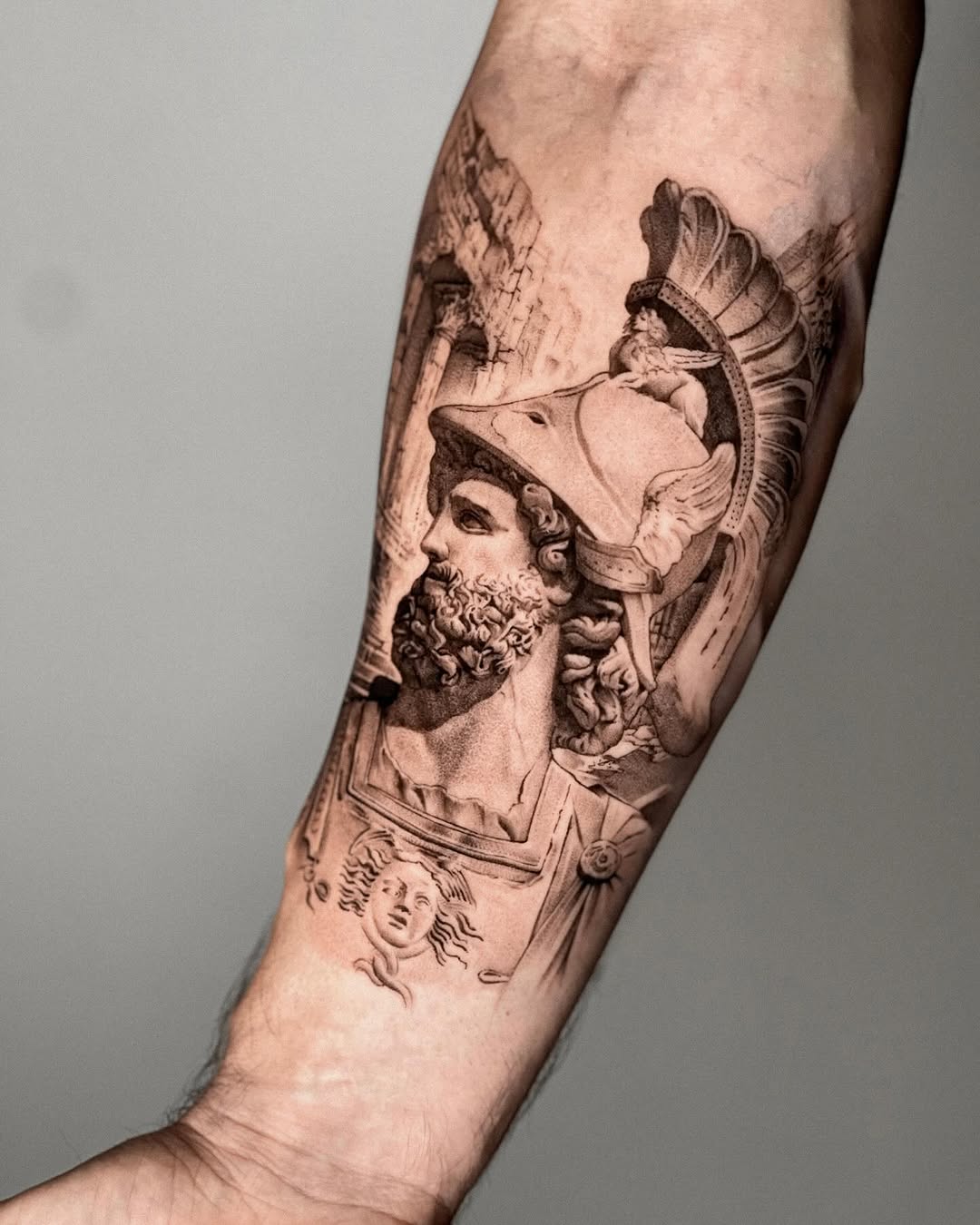 Tattoo by @blackbird_tattooer — realism, black_and_grey