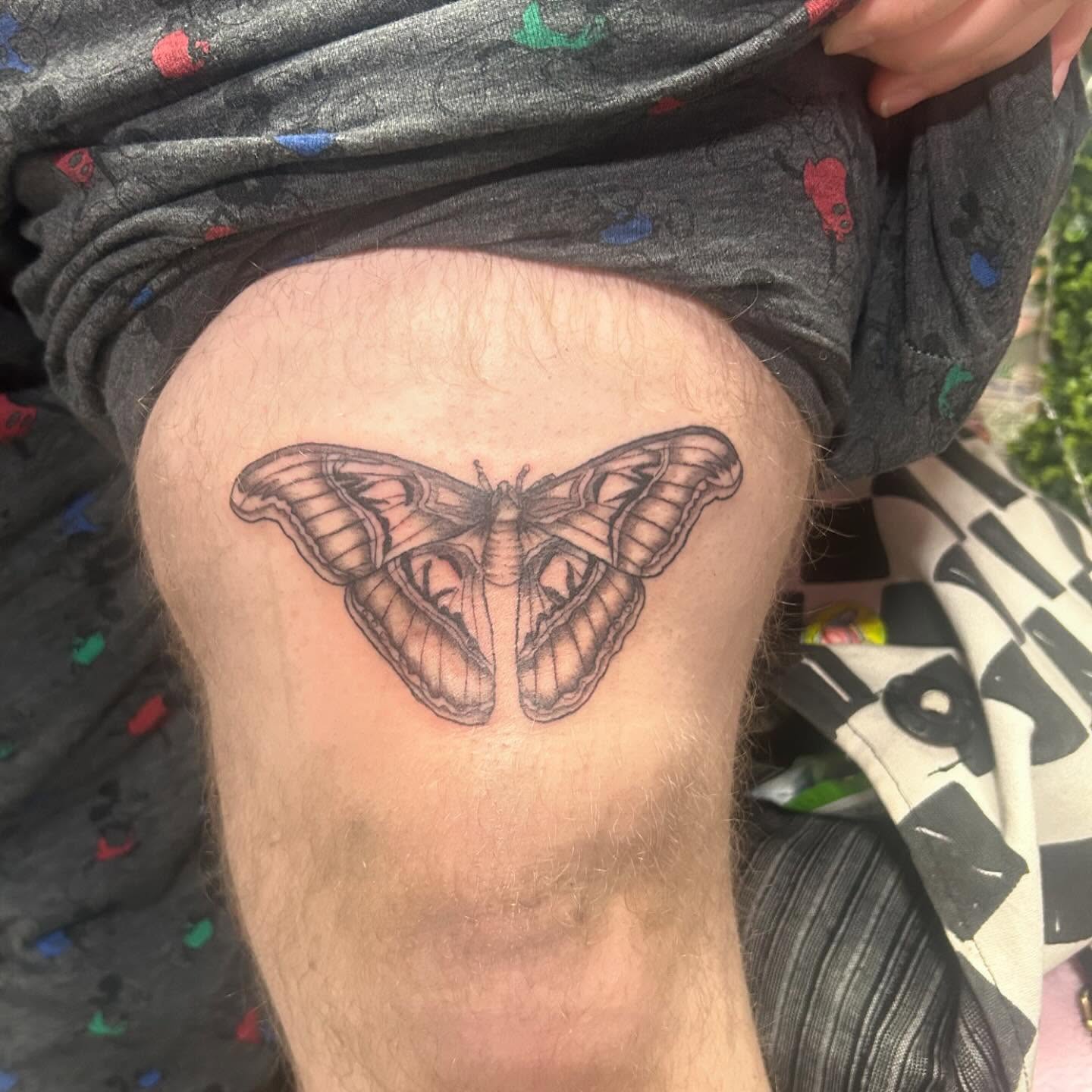 Tattoo by @emmysartemporium — black_and_grey