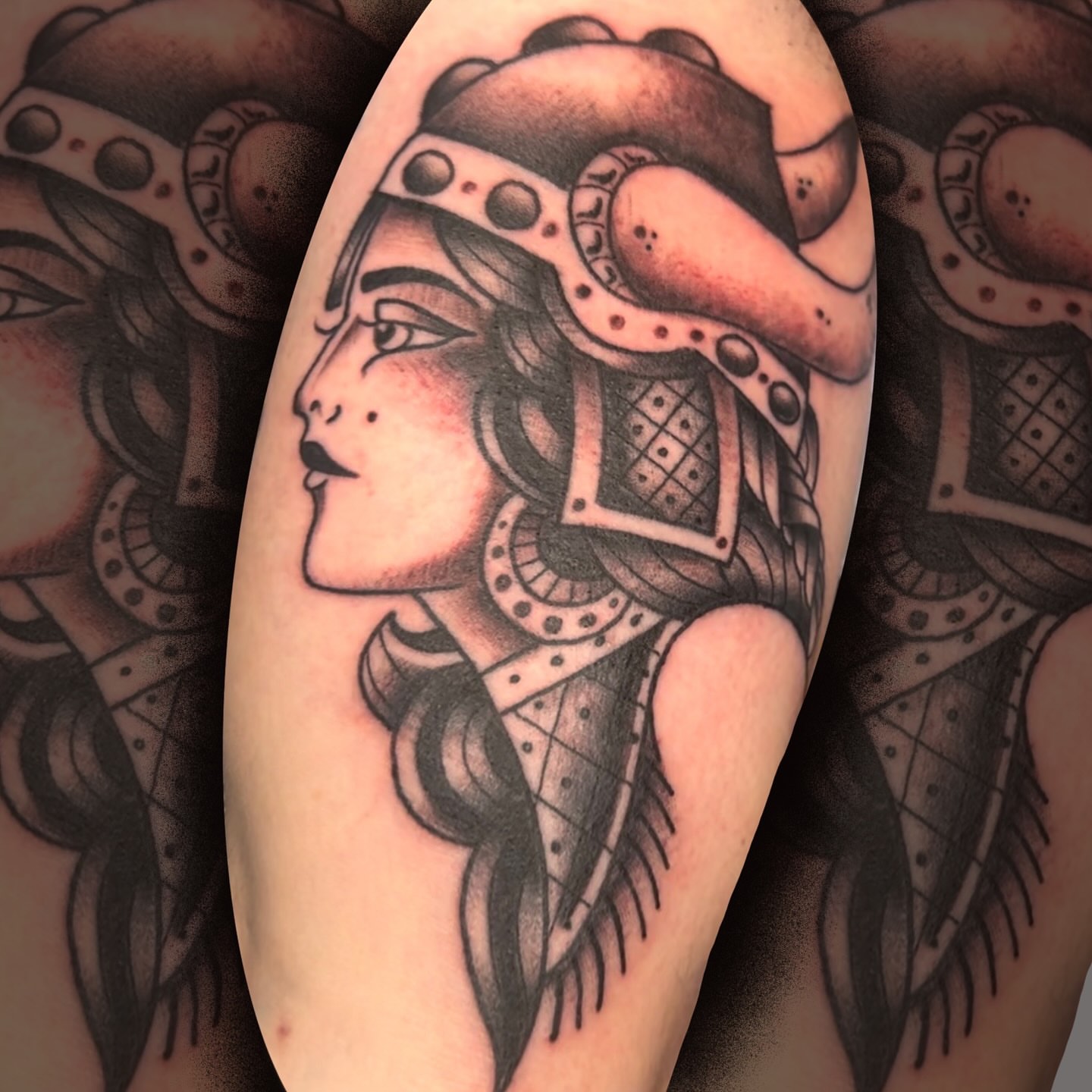 Tattoo by @b_hanika_ — american_traditional, black_and_grey