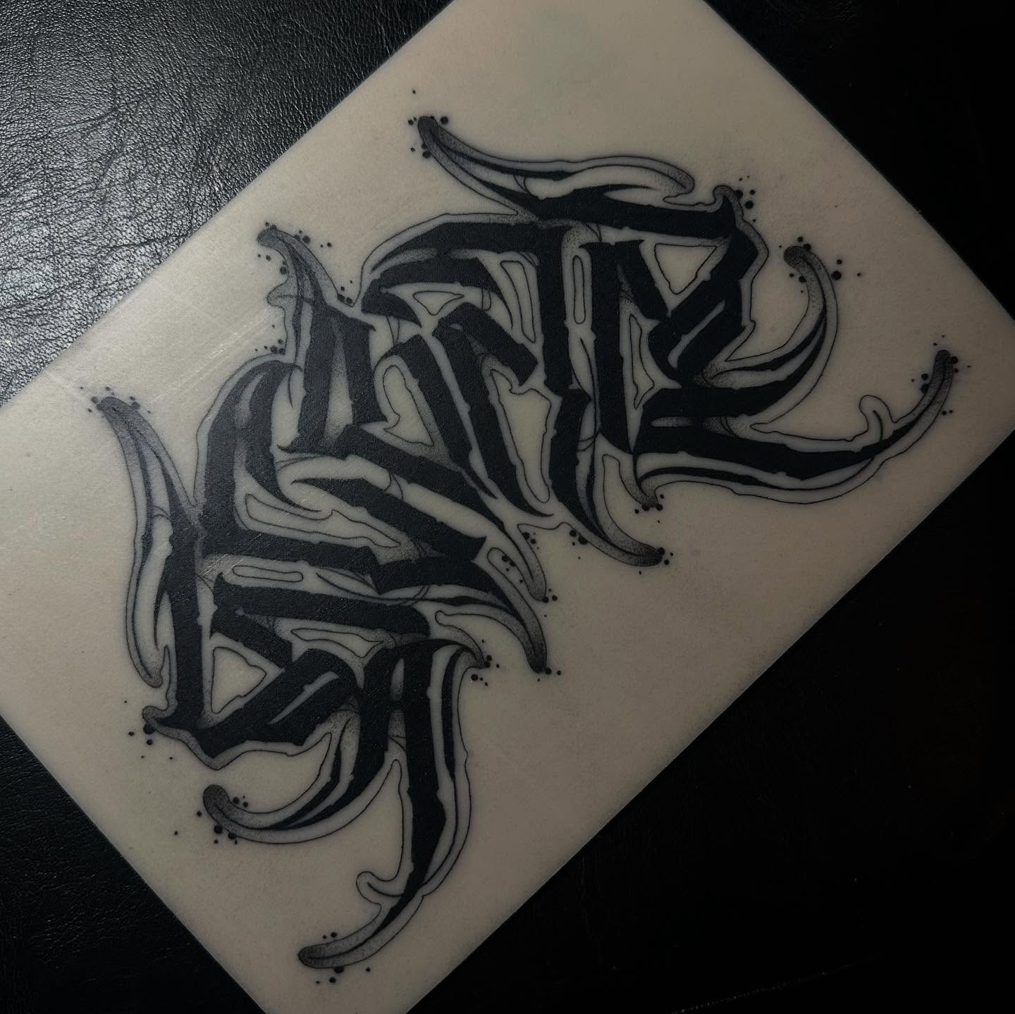 Tattoo by @quail.tattoos — lettering_script