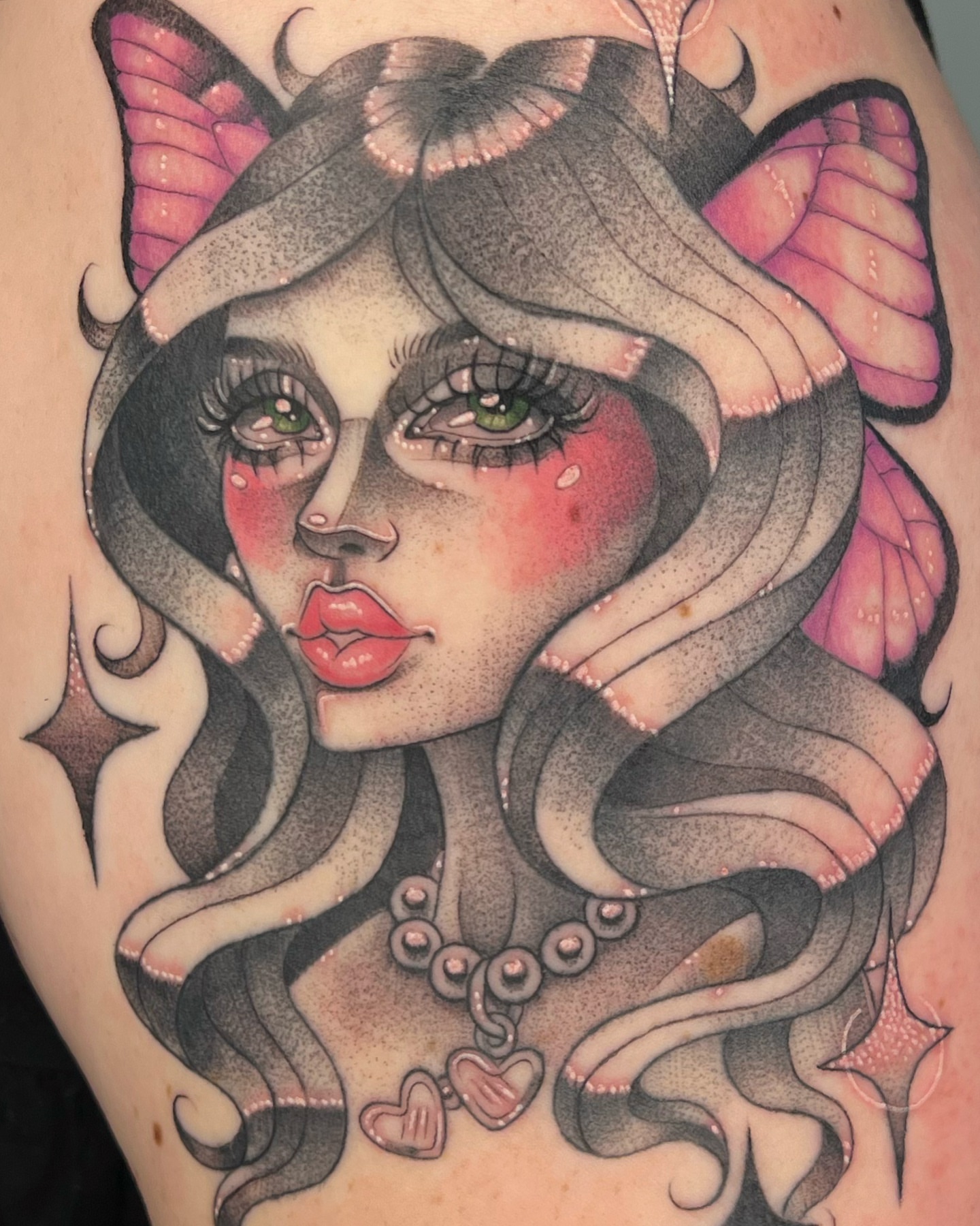 Tattoo by @toothfairytats — dotwork, realism