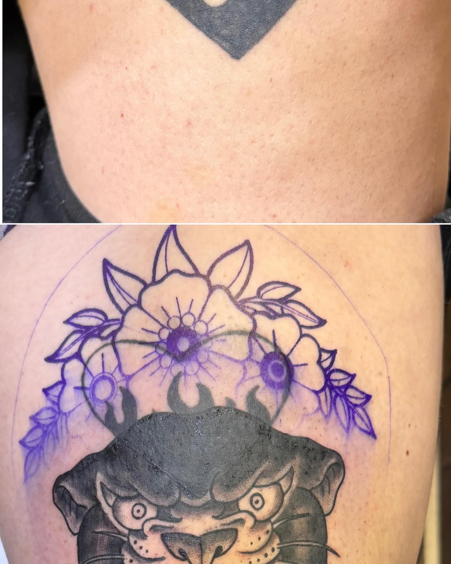 Tattoo by @inkslingerjessejames — american_traditional, dotwork