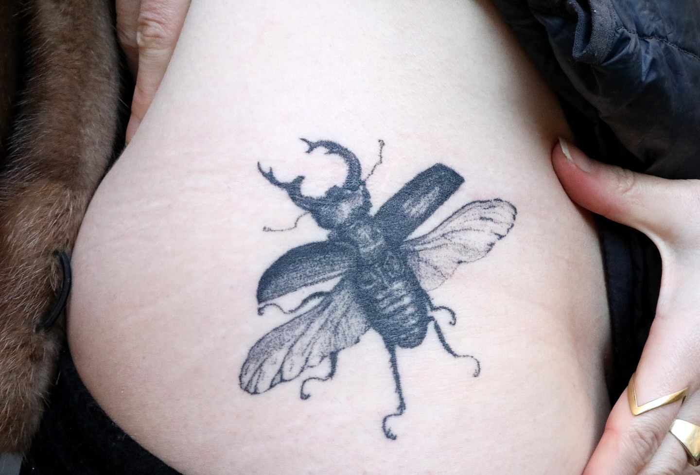 Tattoo by @sudo_tattoo — black_and_grey