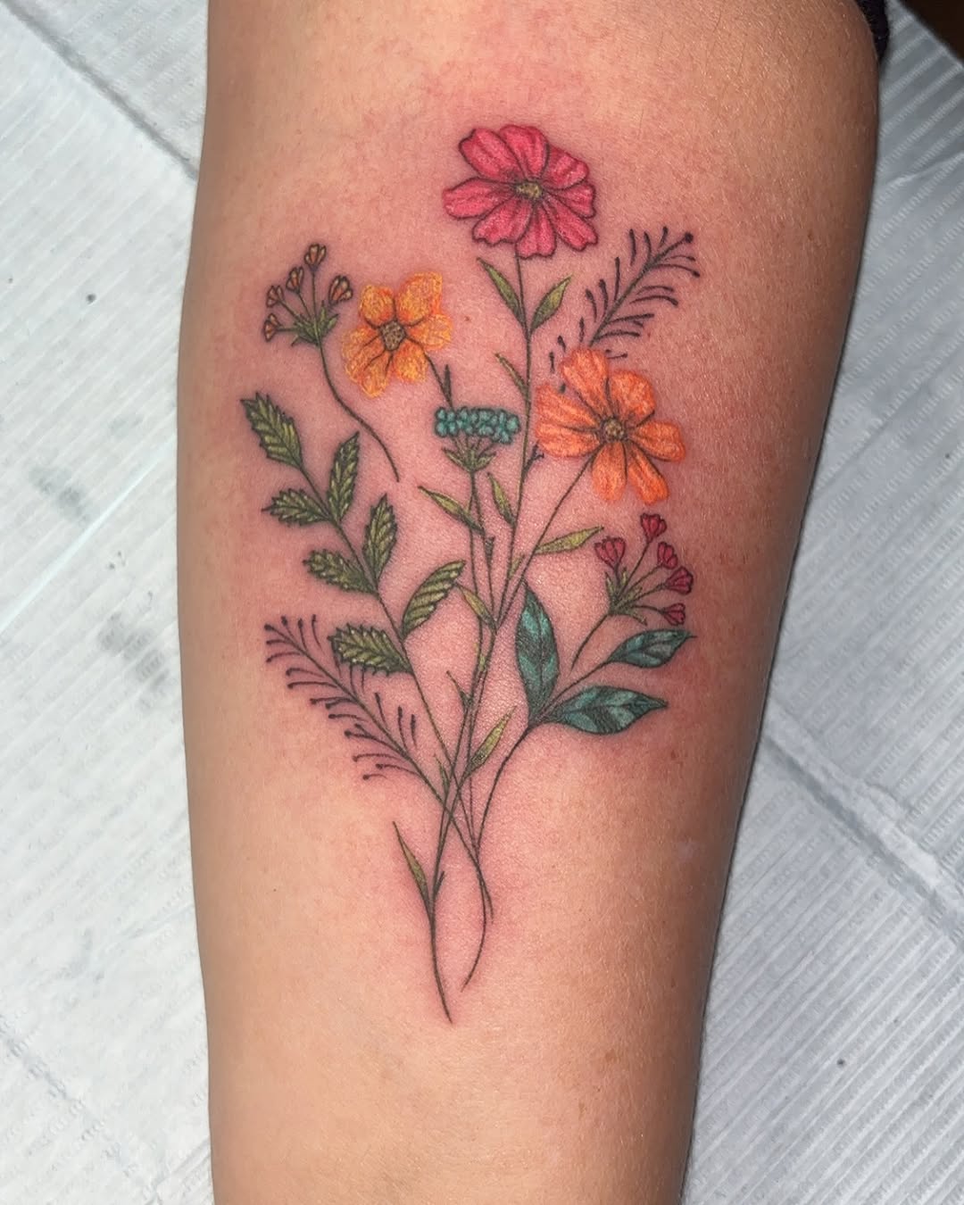 Tattoo by @cyerralynne_tattoos — fine_line, watercolor
