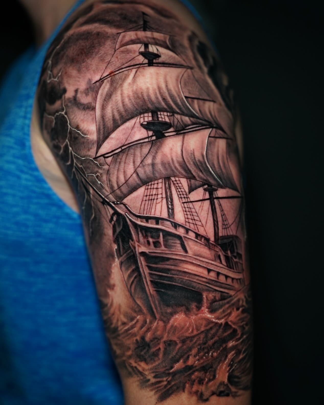 Tattoo by @kevinavila_tattoos — realism, black_and_grey