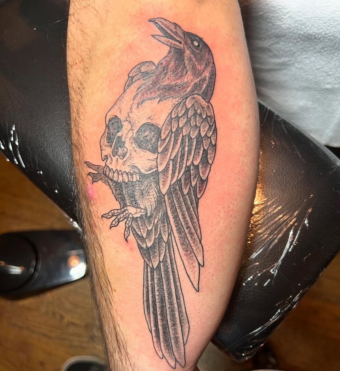 Tattoo by @inkslingingtattoo โ black_and_grey, realism