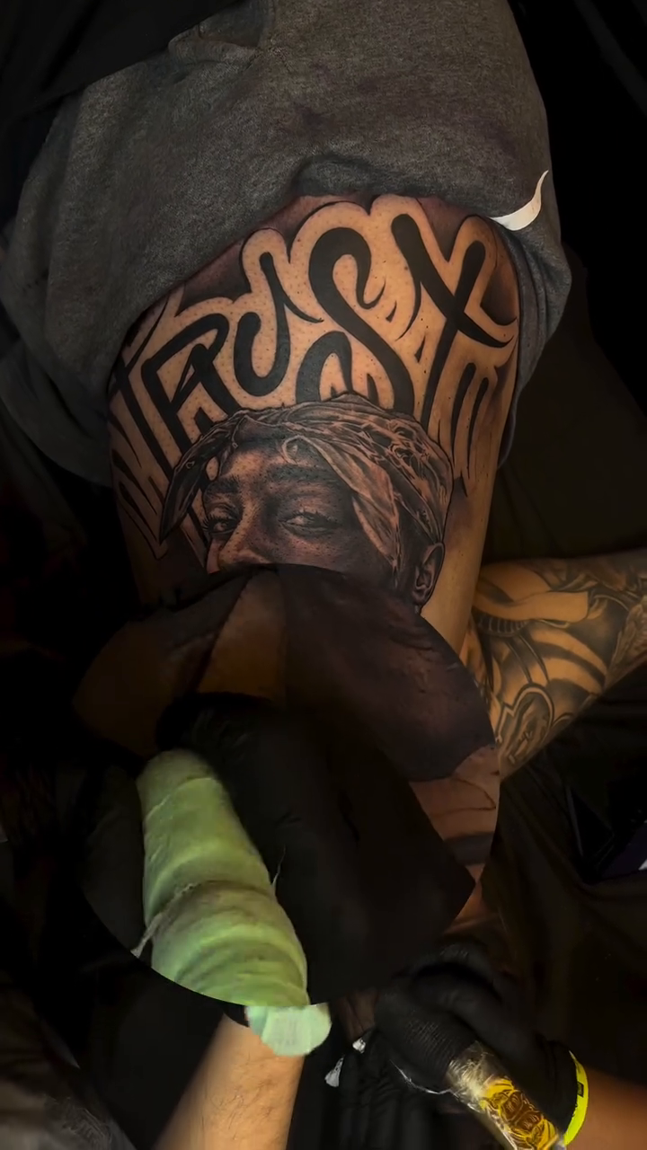 Tattoo by @eugenetatts — black_and_grey, realism
