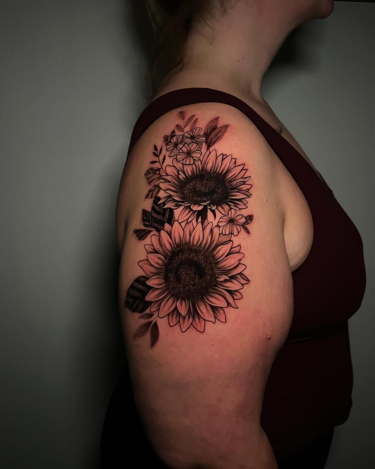 Tattoo by @elexus_tattoos — black_and_grey