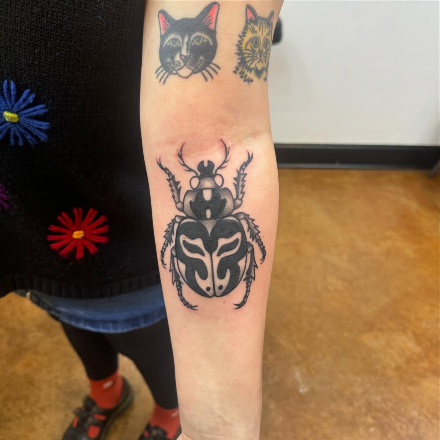 Tattoo by @gremlin.tattoos — black_and_grey
