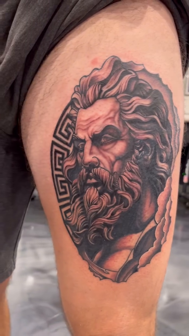Tattoo by @silfiesadam — realism, black_and_grey