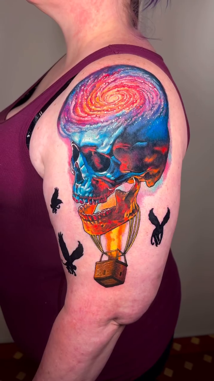 Tattoo by @sethholmestattoos — realism, dark_realism