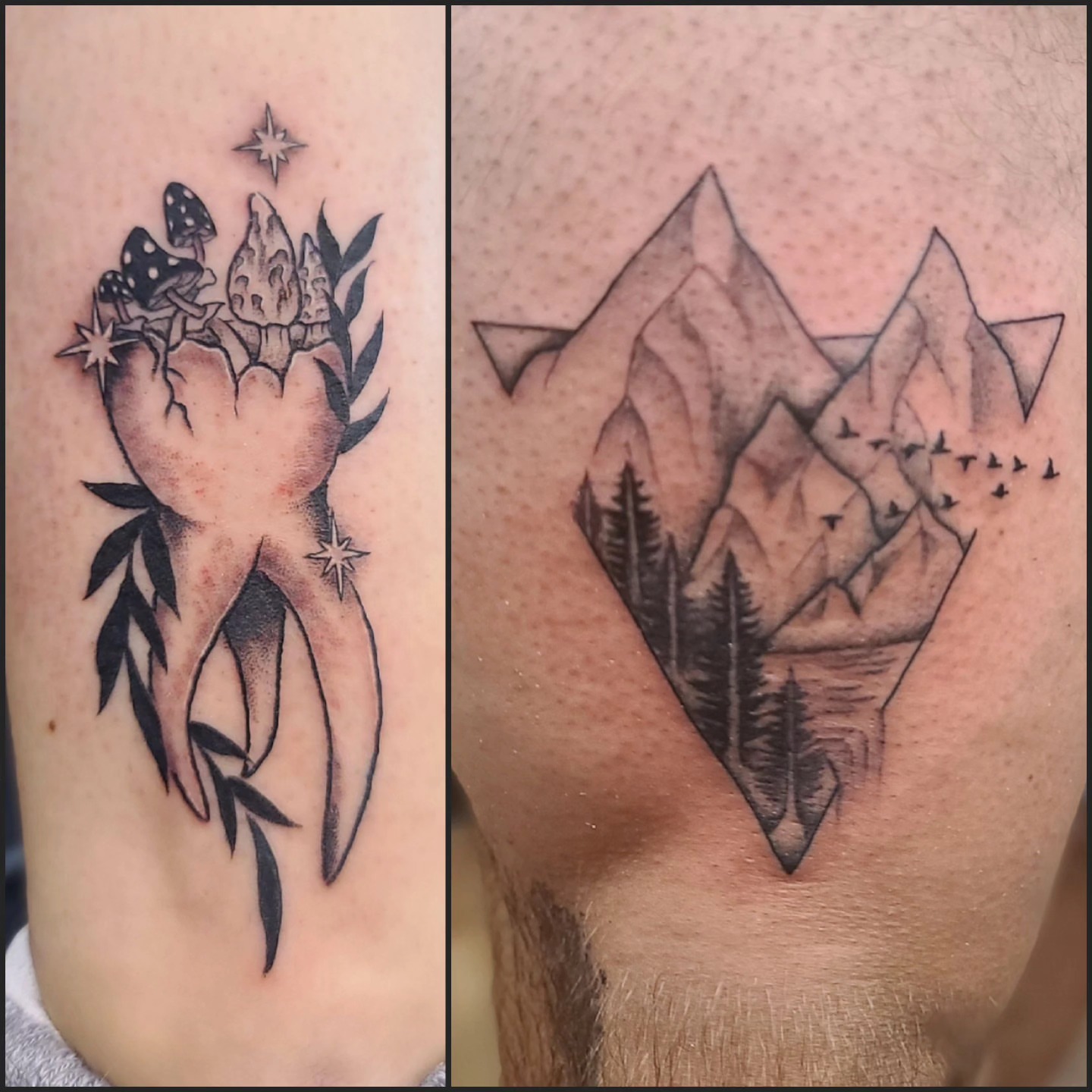 Tattoo by @ivanthewild — black_and_grey