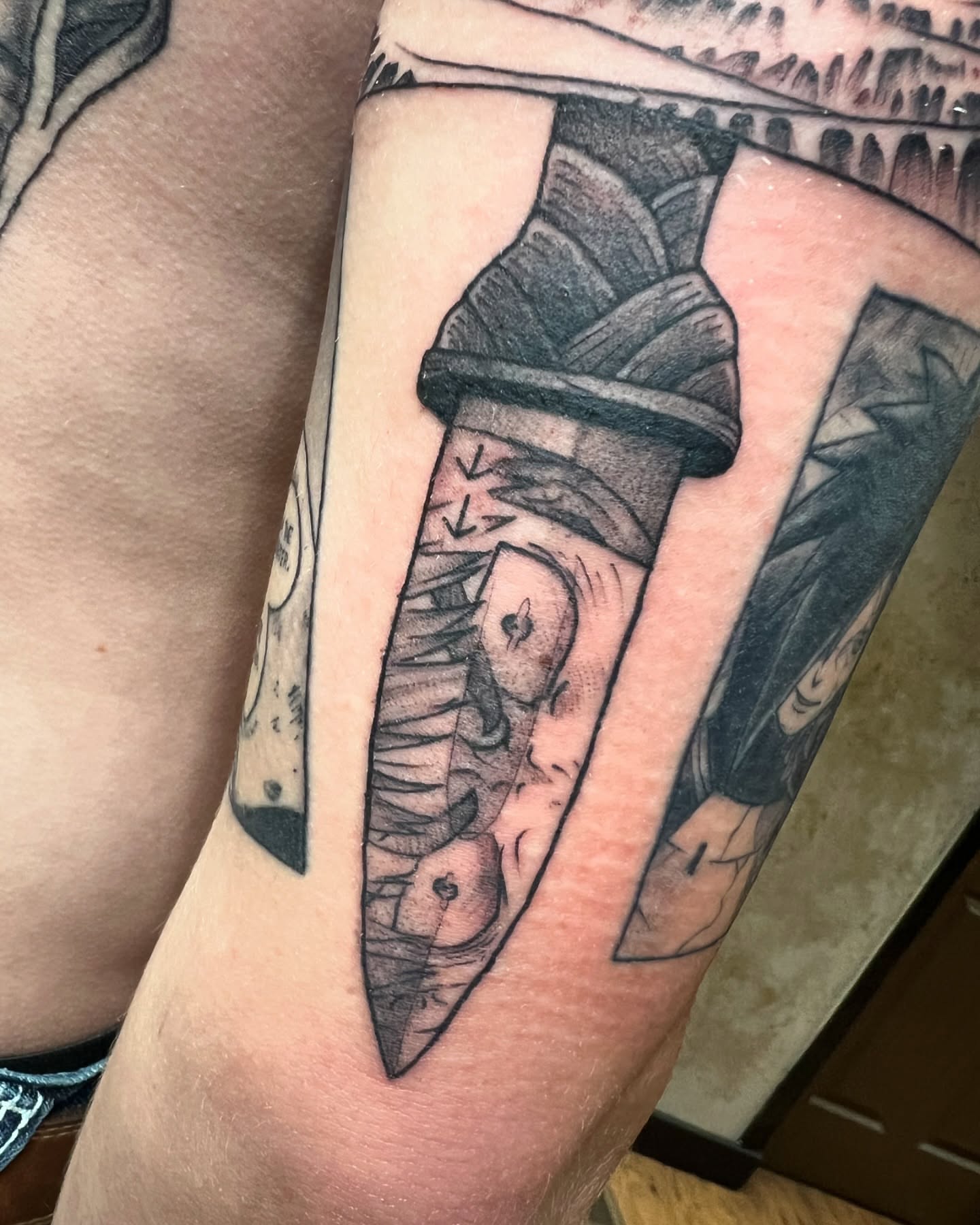 Tattoo by @chadmc509 — black_and_grey, realism