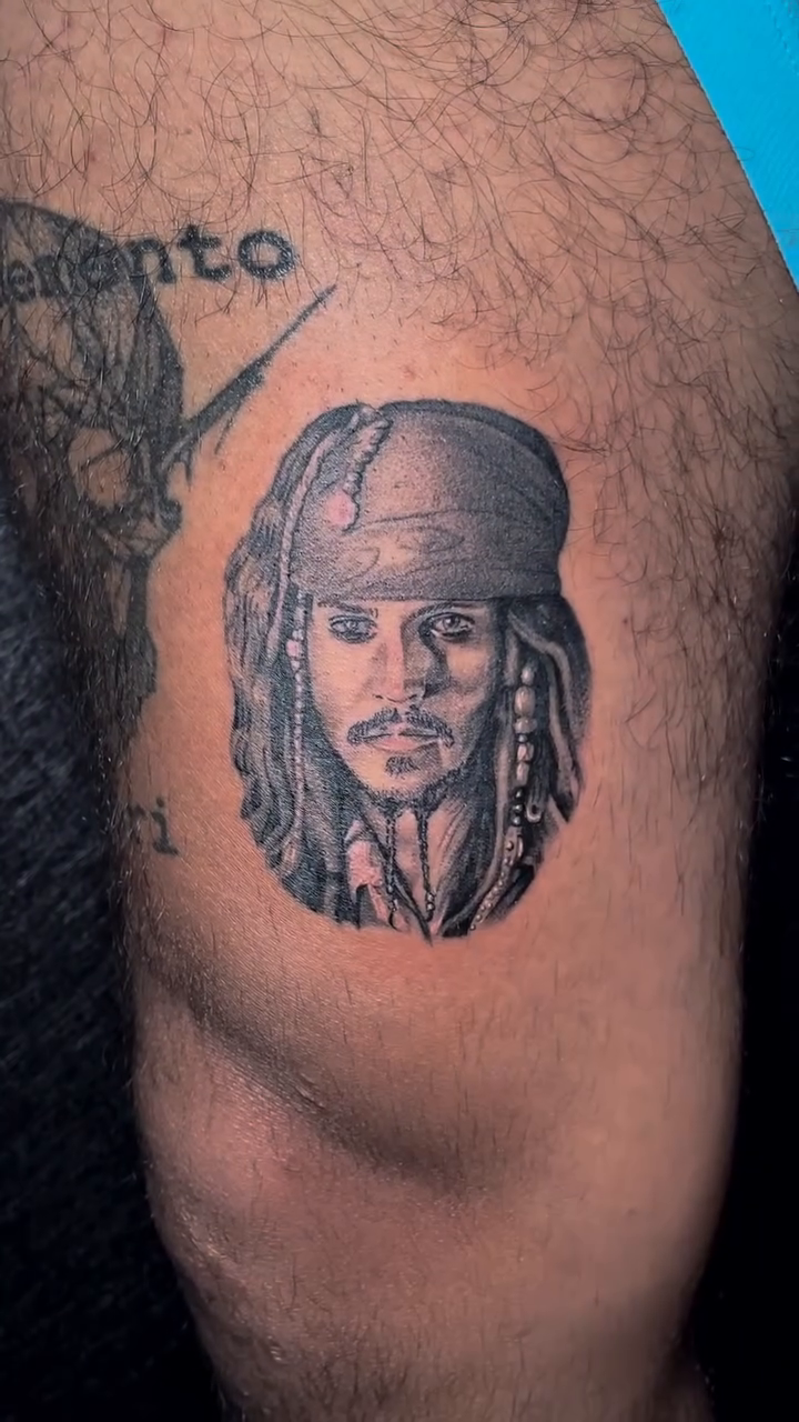 Tattoo by @anissatattoos β realism, black_and_grey