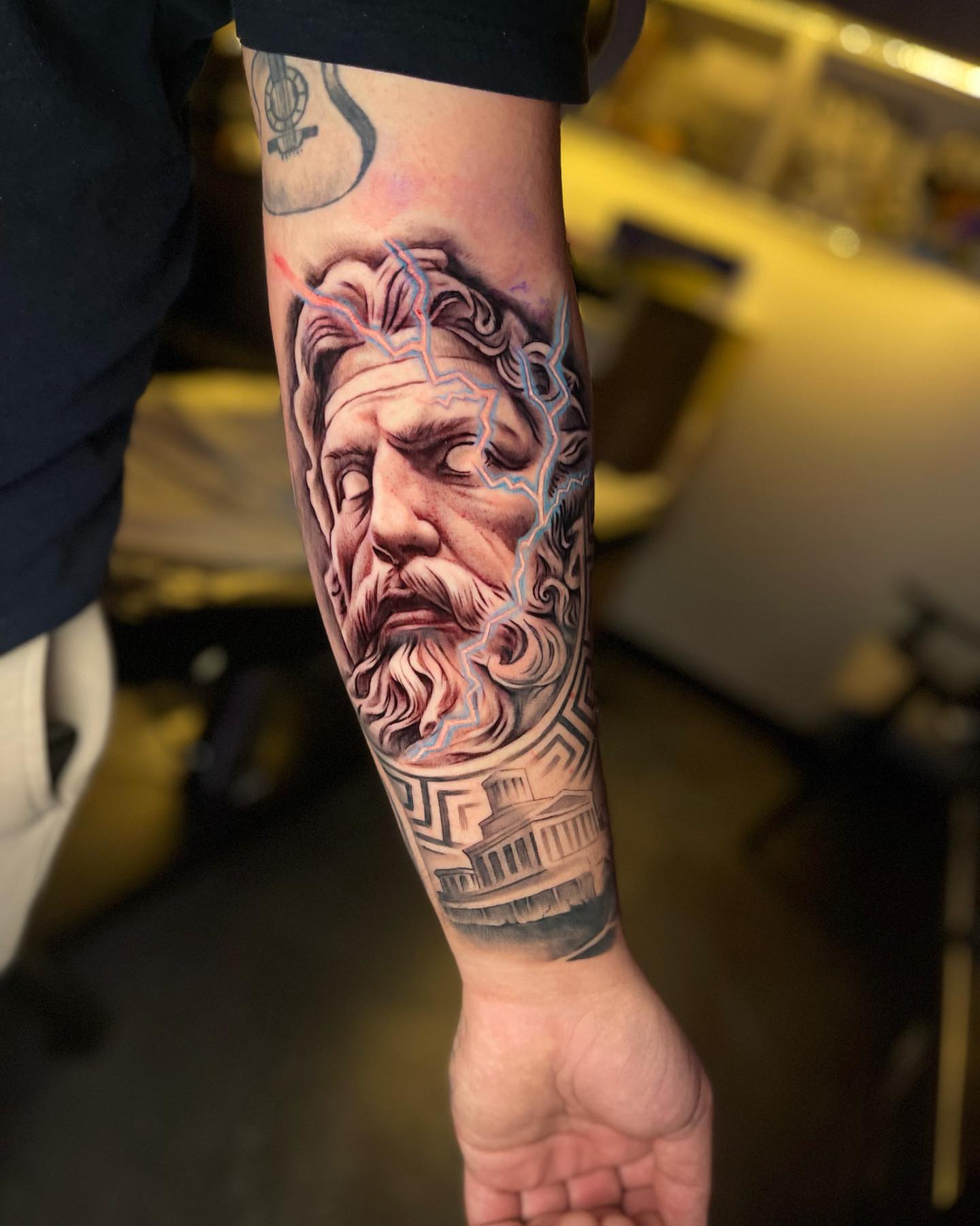 Tattoo by @artofshadow โ realism, geometric