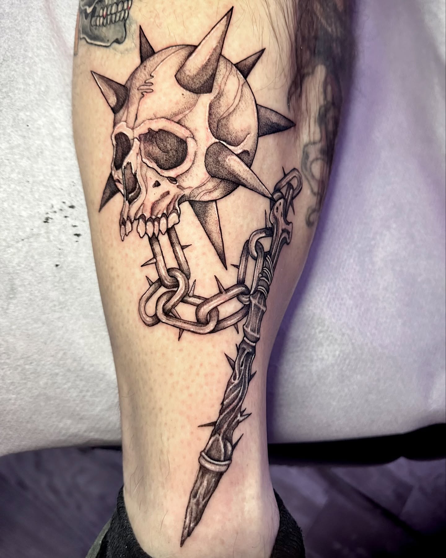Tattoo by @d.ismailovink — black_and_grey, realism