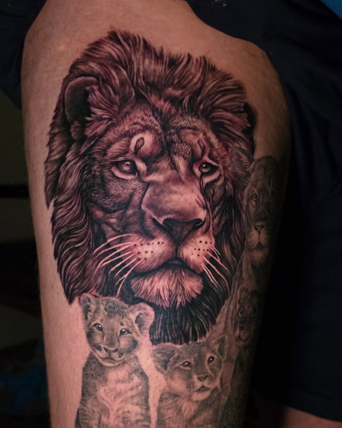 Tattoo by @steelcitytattoos — realism, black_and_grey