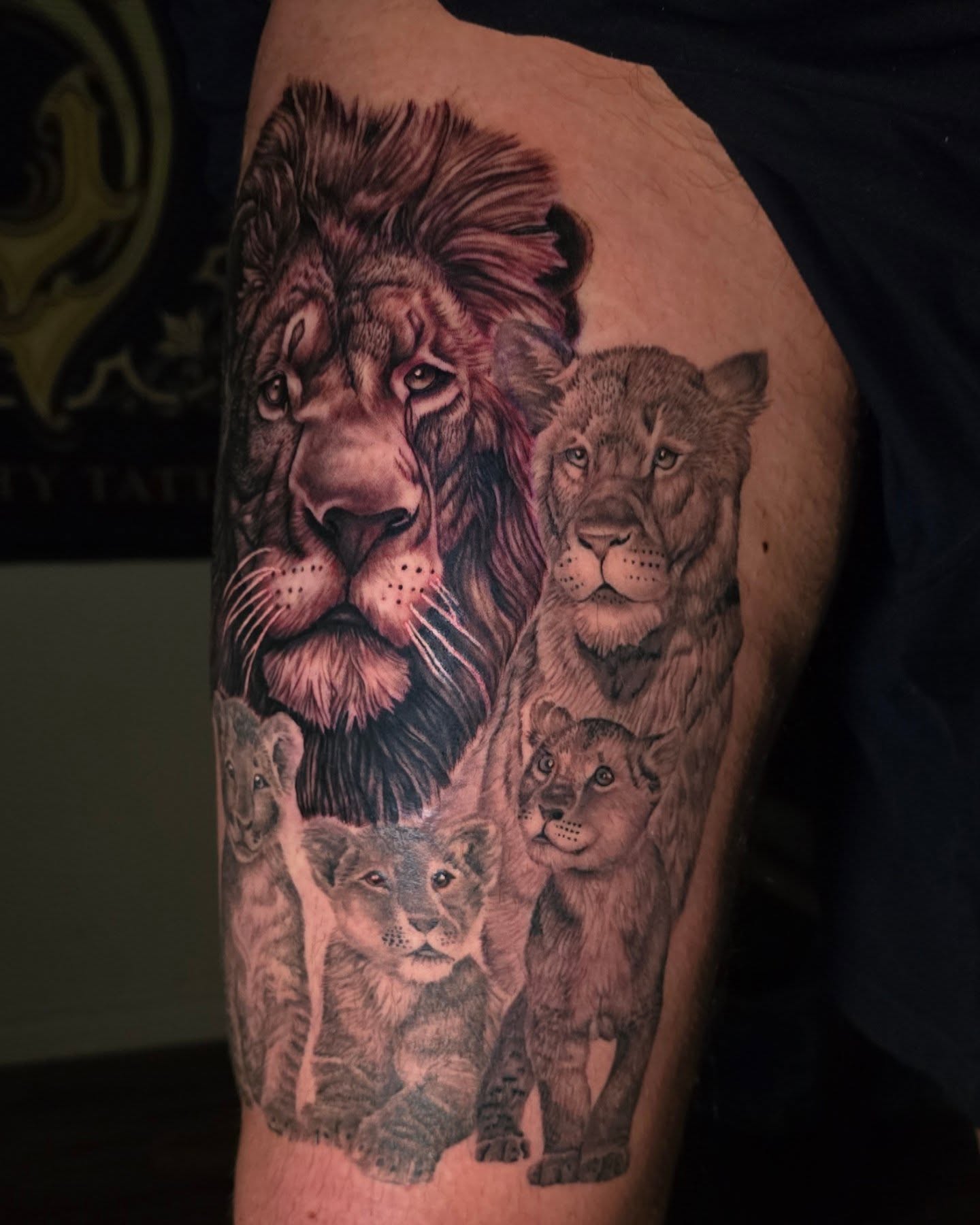 Tattoo by @steelcitytattoos — realism, black_and_grey