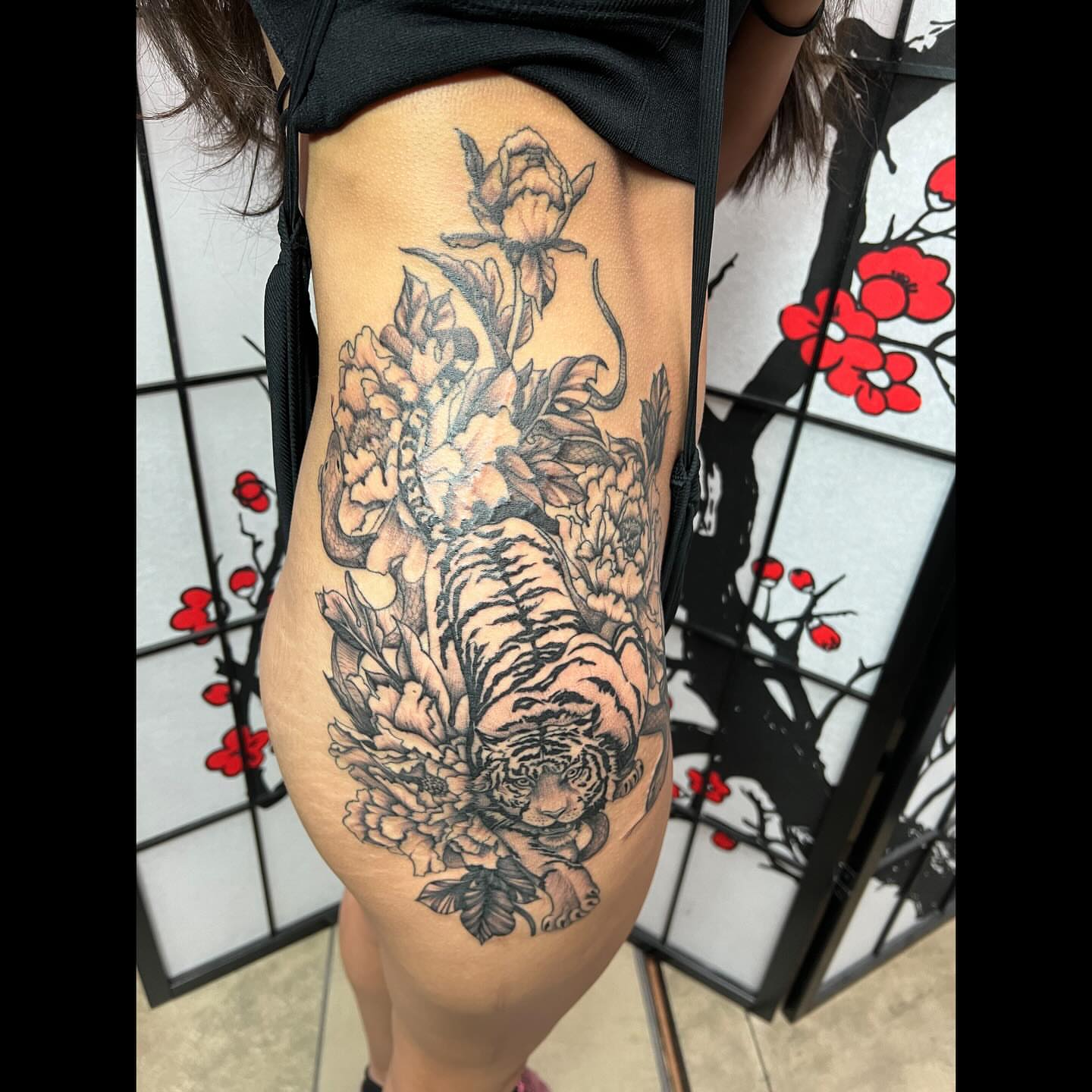 Tattoo by @artbydollface — black_and_grey, realism
