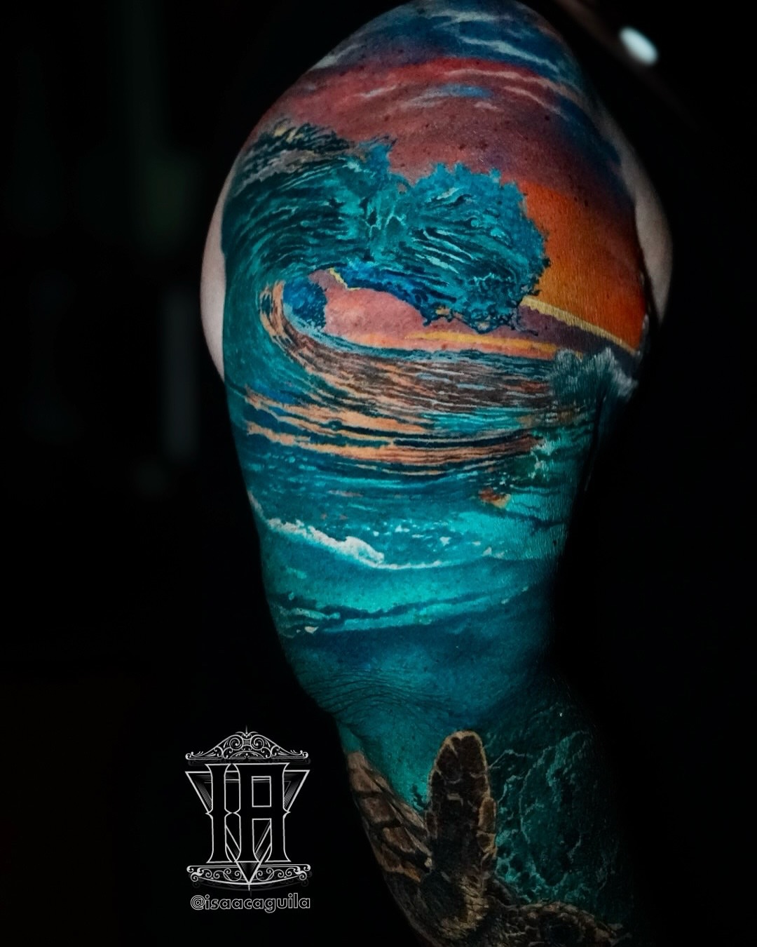 Tattoo by @isaacaguila โ realism, watercolor