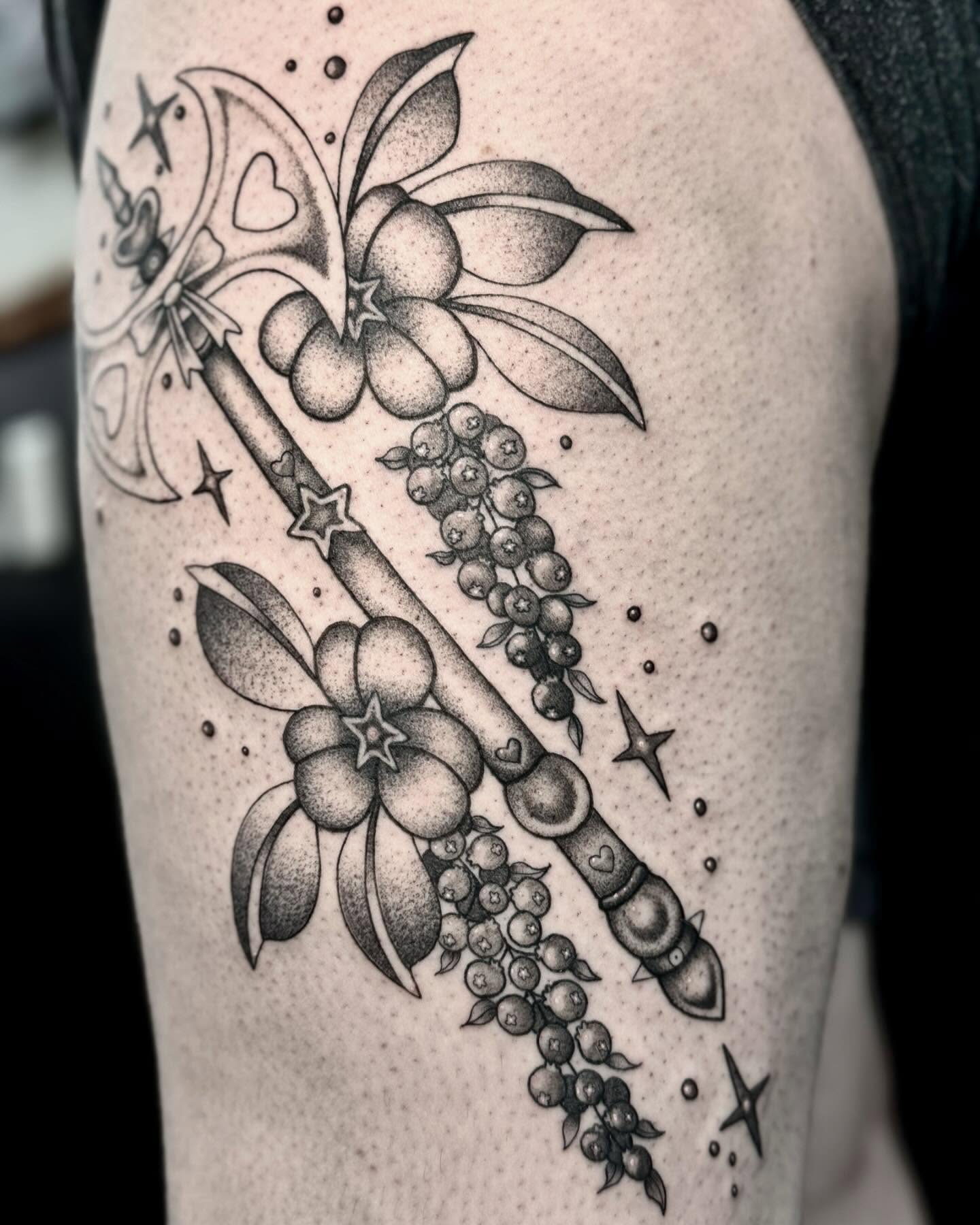 Tattoo by @spiritfleshtattoo — dotwork