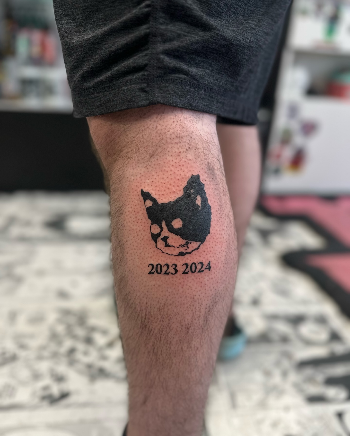 Tattoo by @stungbystaxx — dotwork