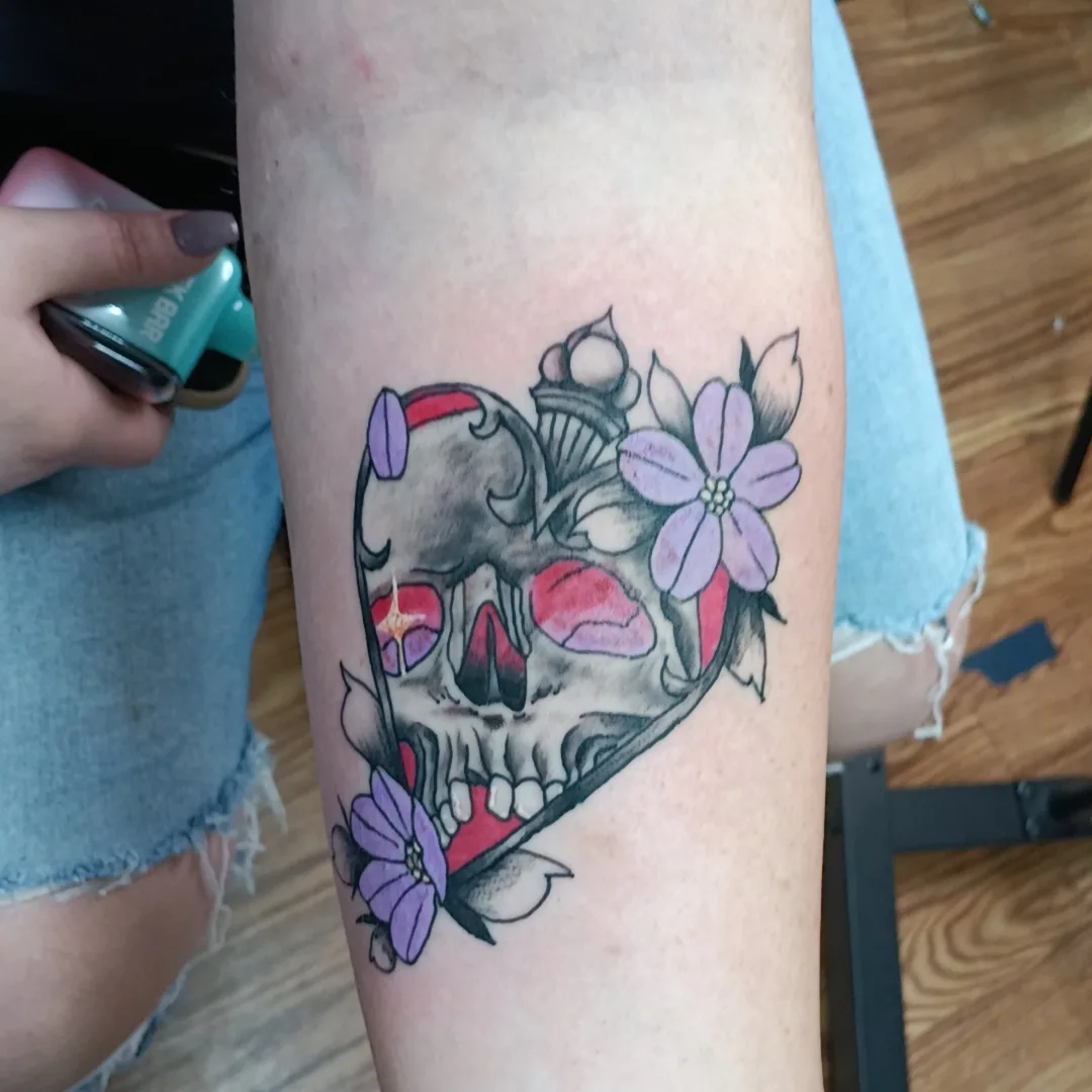 Tattoo by @speedy_tattz — american_traditional, dotwork