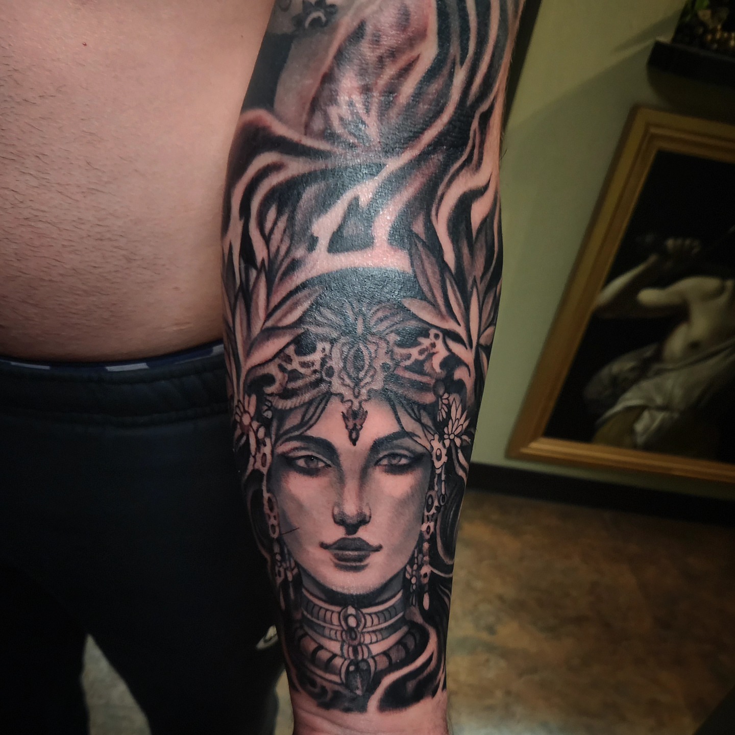 Tattoo by @jackjrmora — black_and_grey, realism