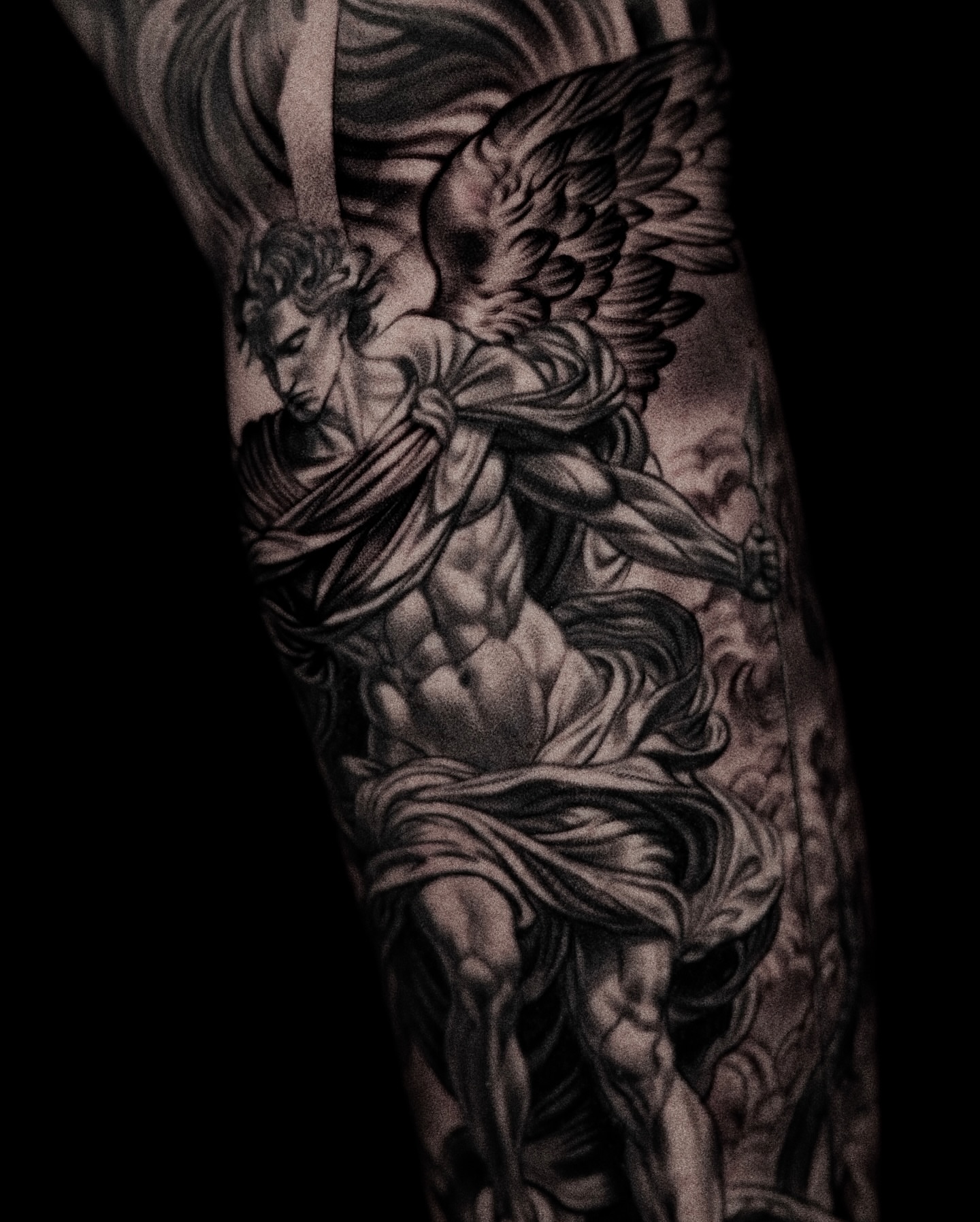 Tattoo by @alitto.art.tattoos — black_and_grey, realism