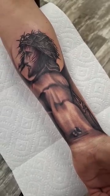 Tattoo by @arvizo_tattoos — realism, black_and_grey