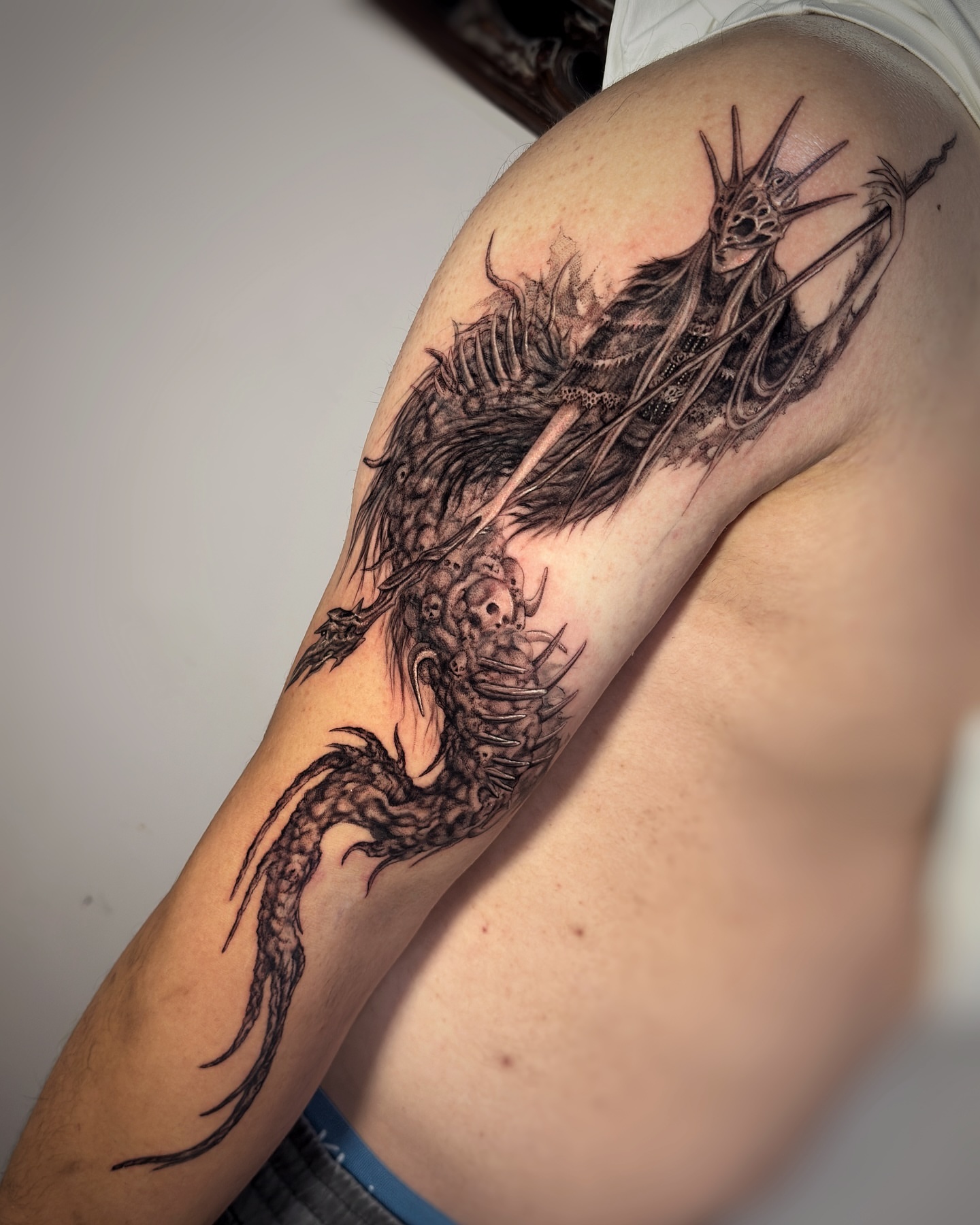 Tattoo by @jeminren — black_and_grey, realism